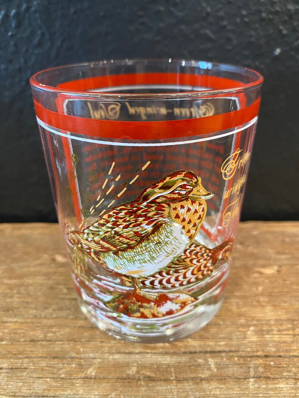Georges Briard Green-Winged Teal Duck Glasses | Set of 6
