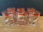 Georges Briard Green-Winged Teal Duck Glasses | Set of 6