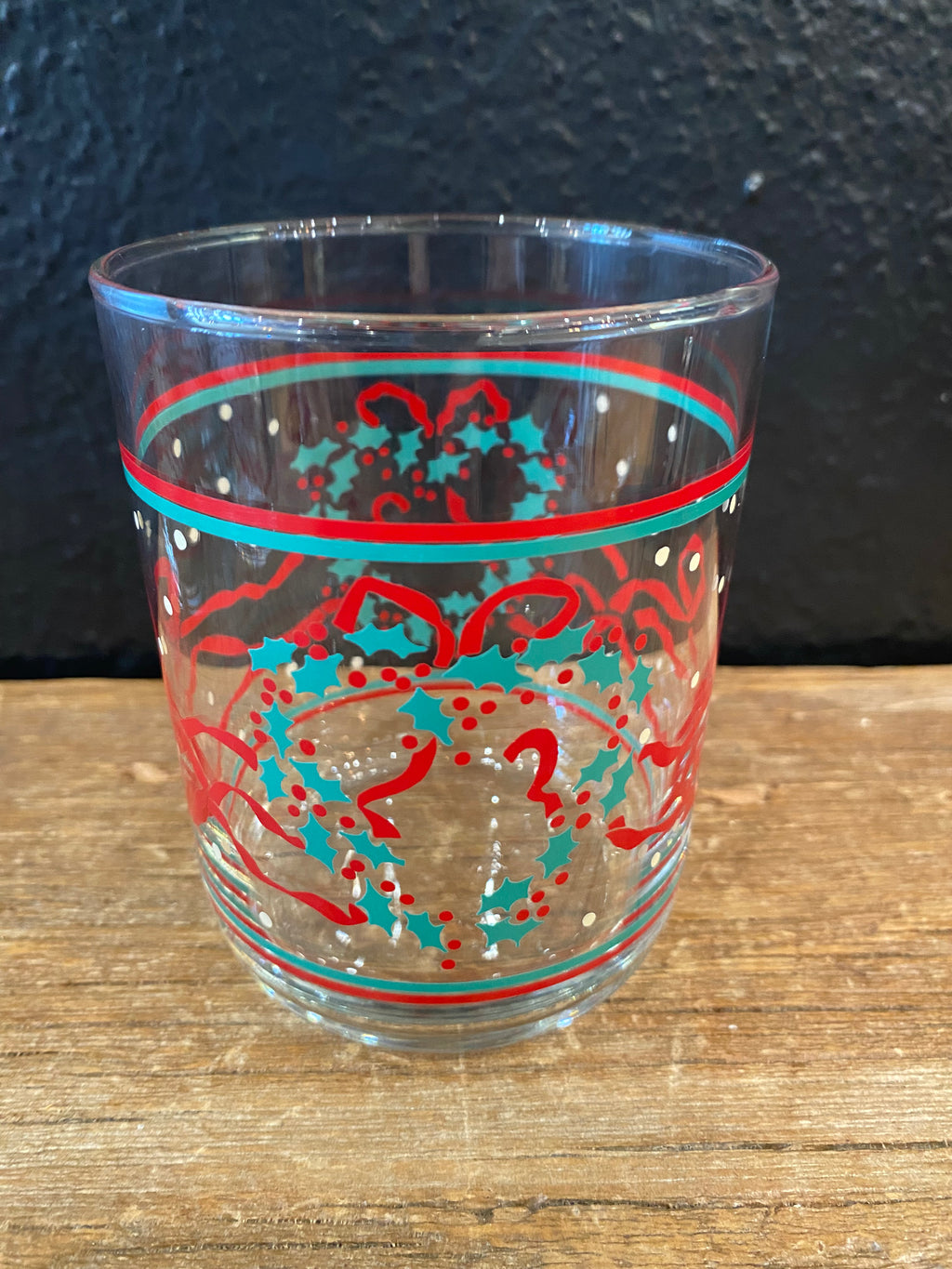 Libbey Abstract Christmas Glasses | Set Of Four