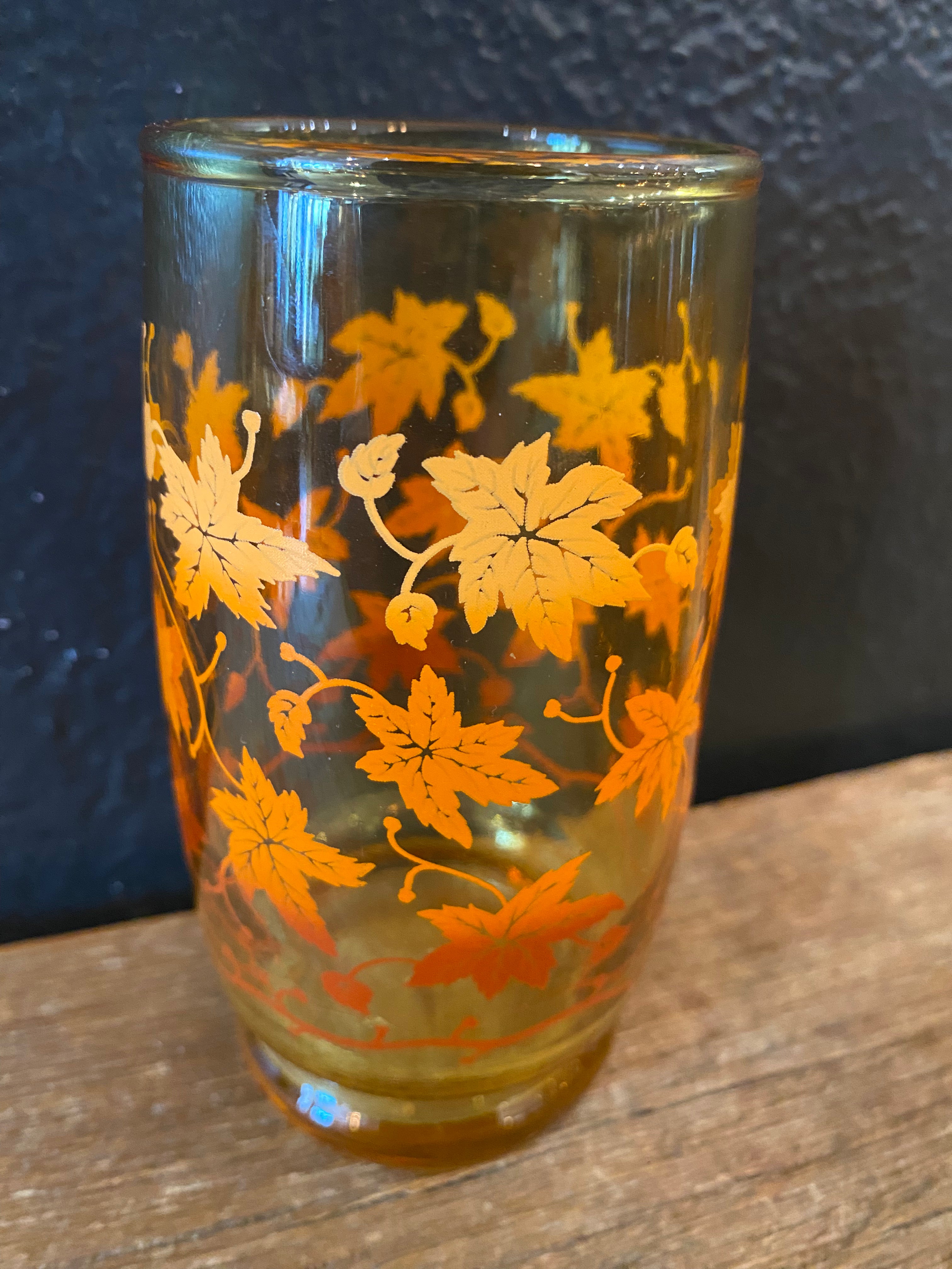 Autumn Leaves Glasses | Set Of Four