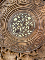 Hand Carved Wood Riser