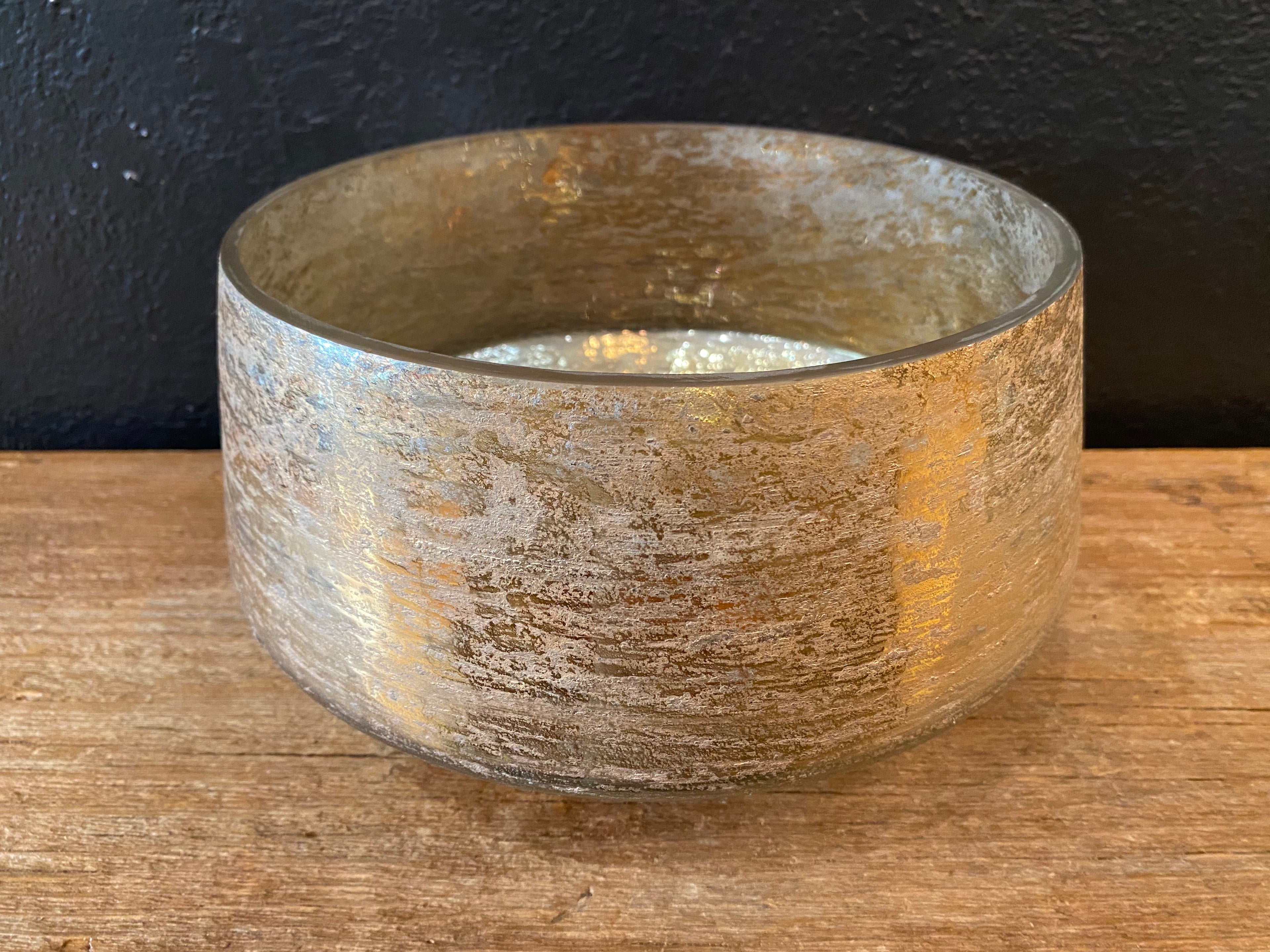 Gold Glass Bowl
