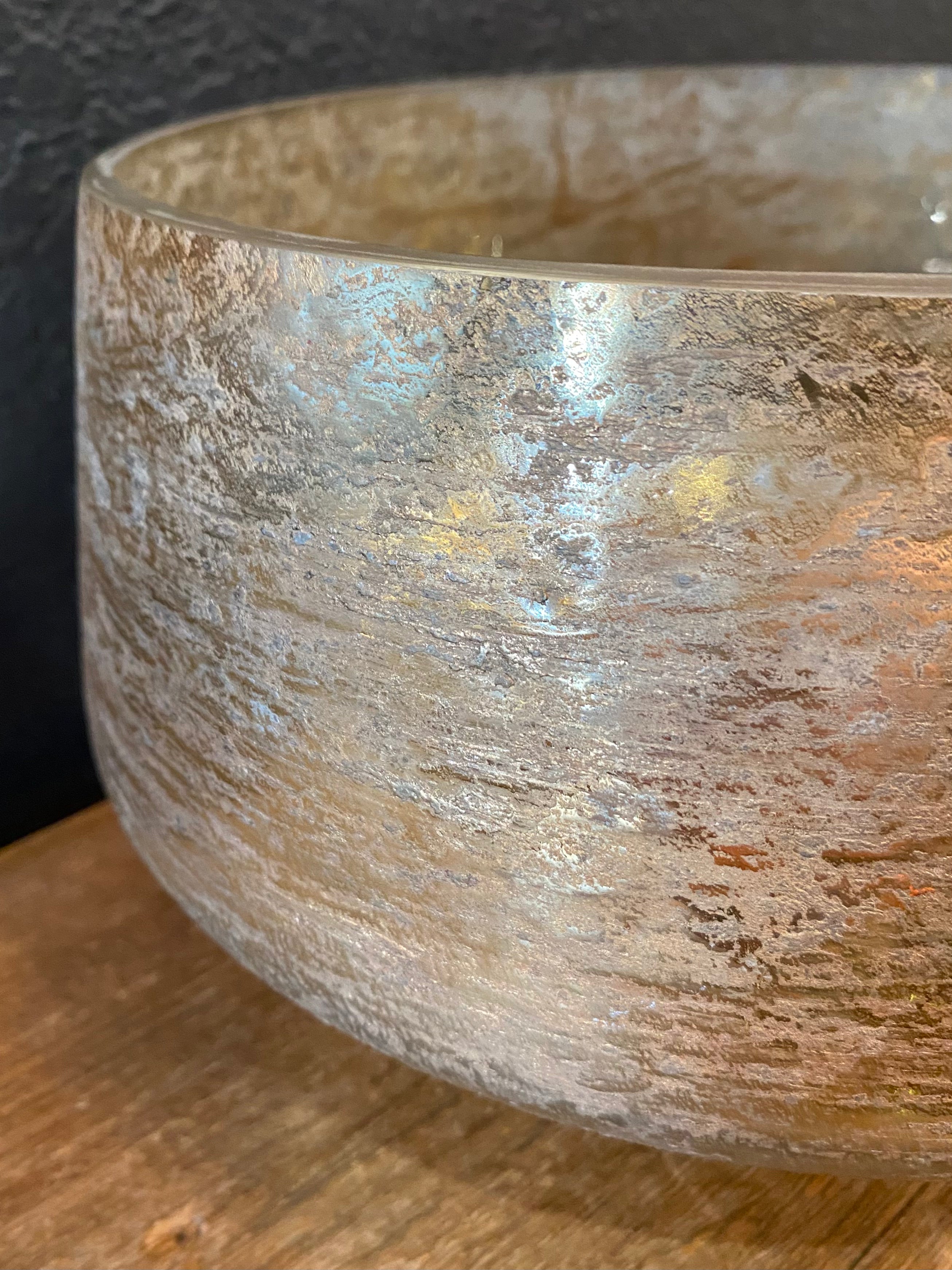 Gold Glass Bowl