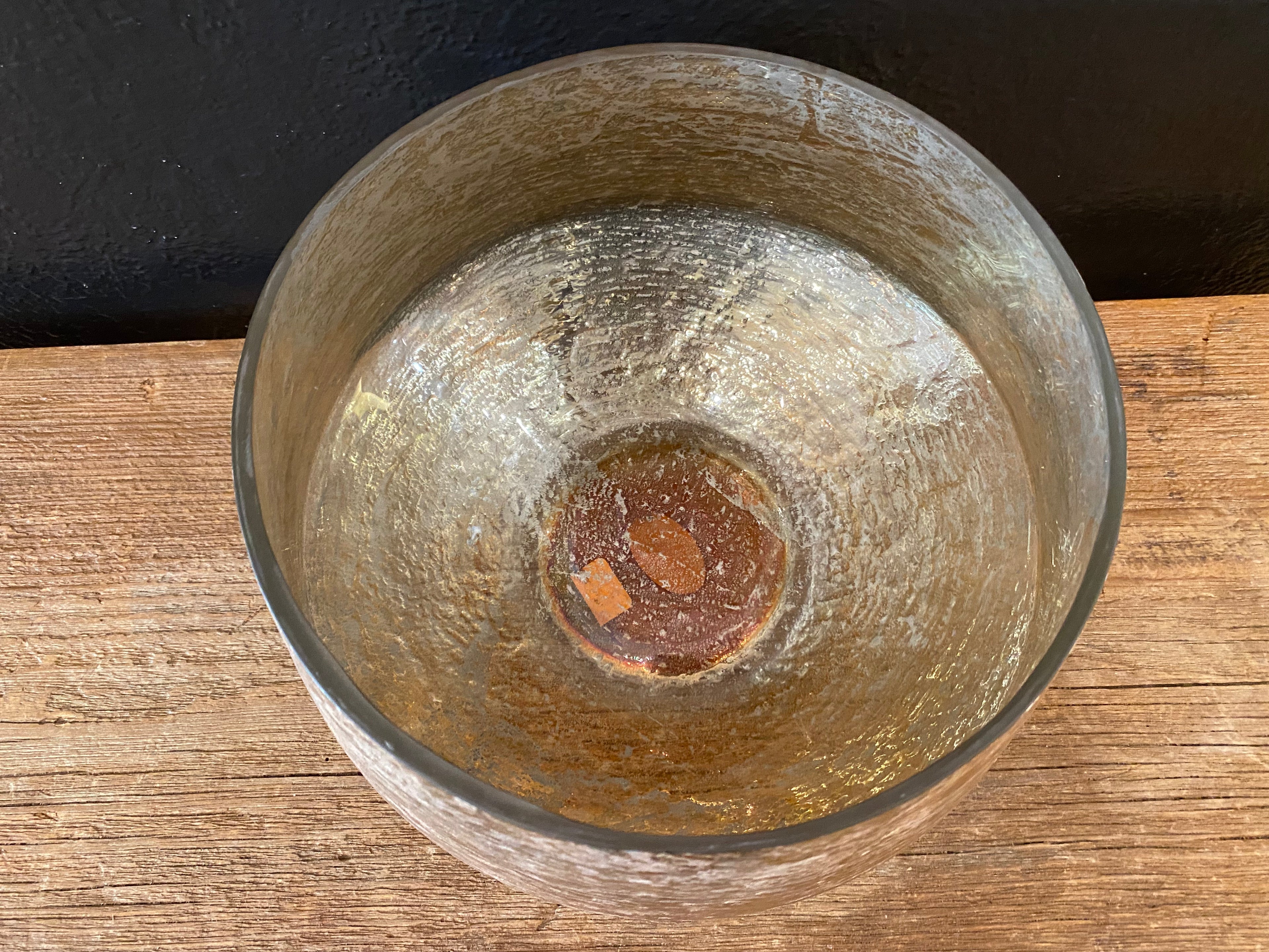 Gold Glass Bowl