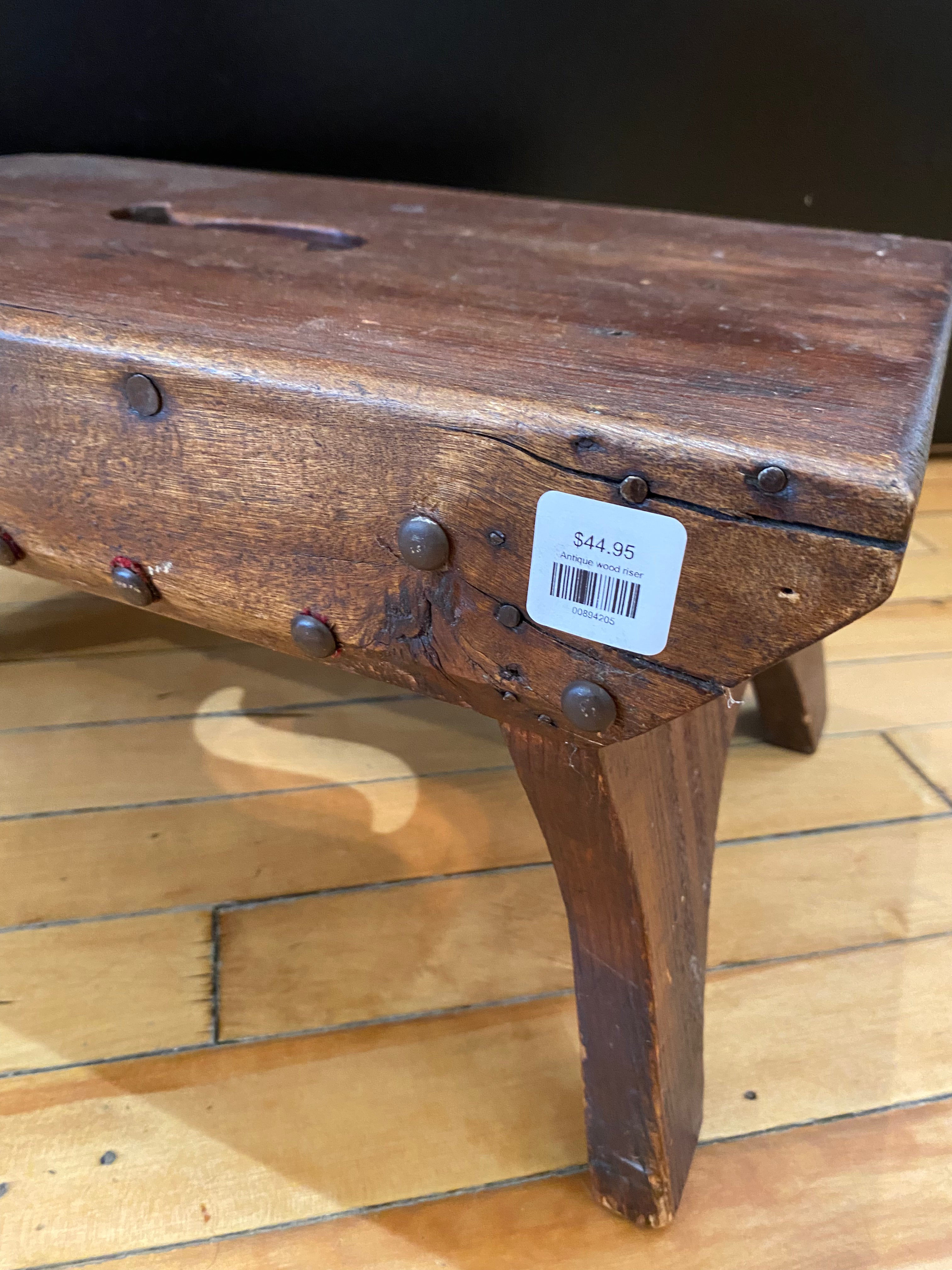 Antique Wood Riser