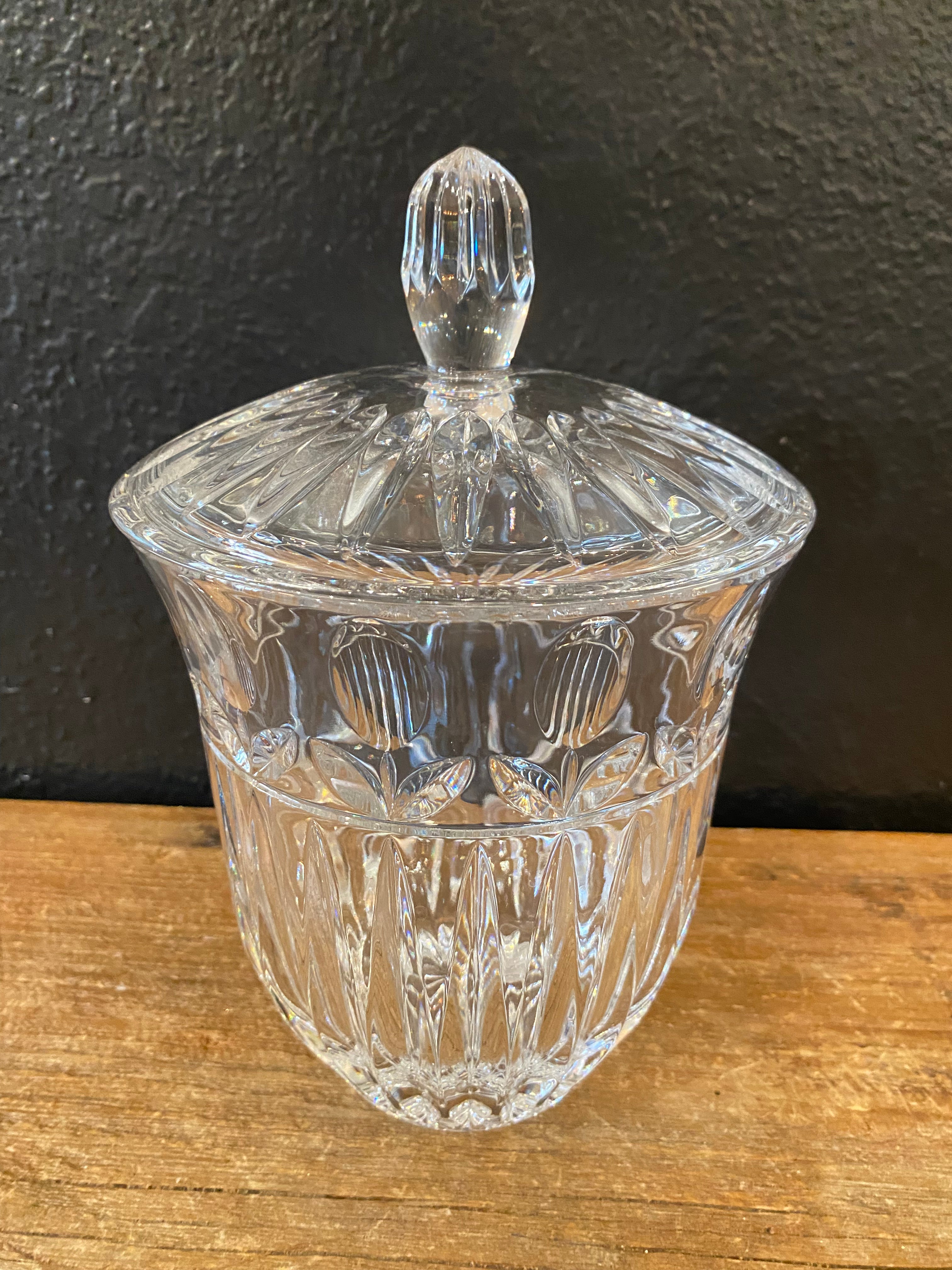 Tulip Garden Crystal Biscuit Barrell