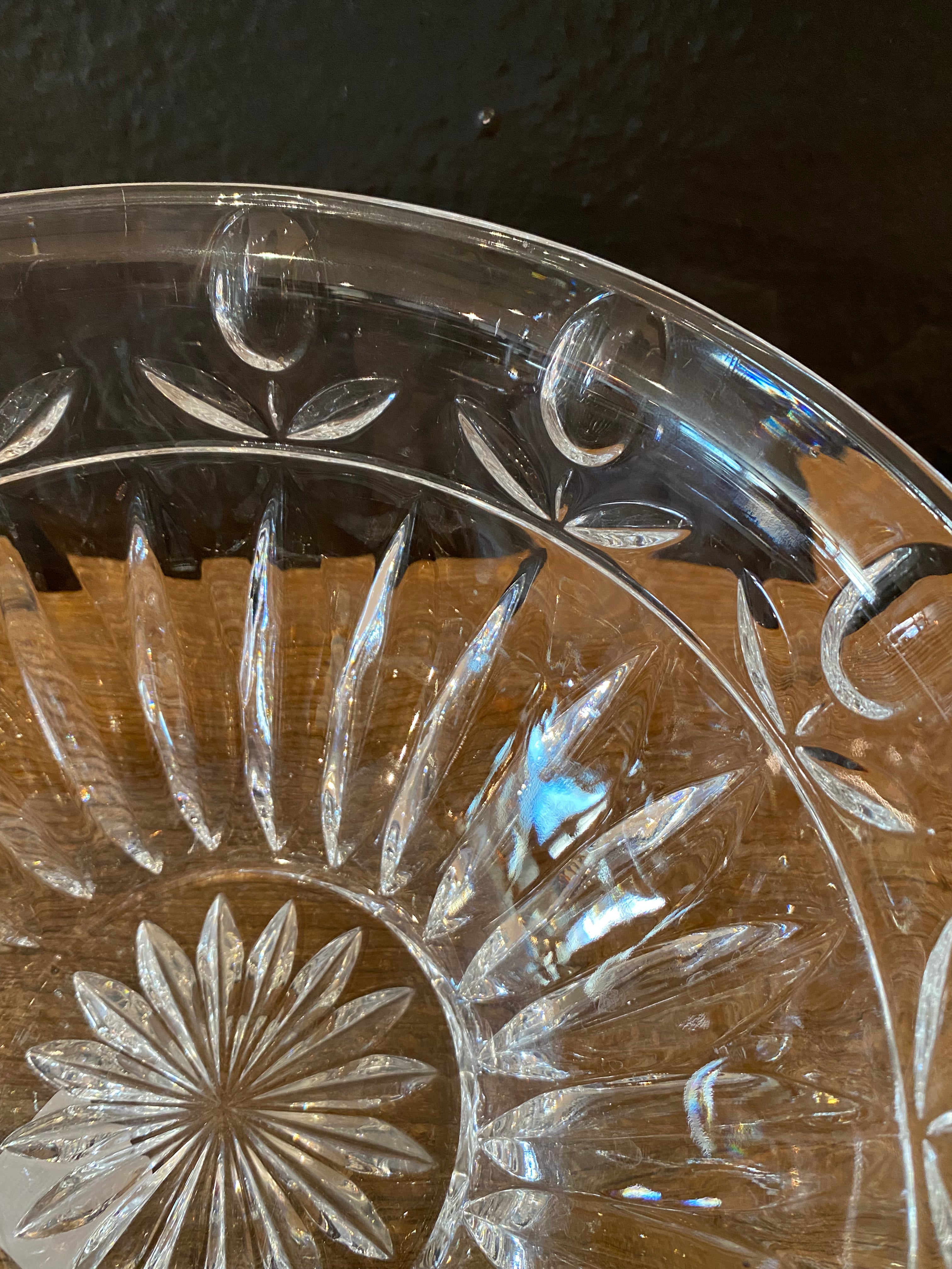 Tulip Garden Crystal Bowl