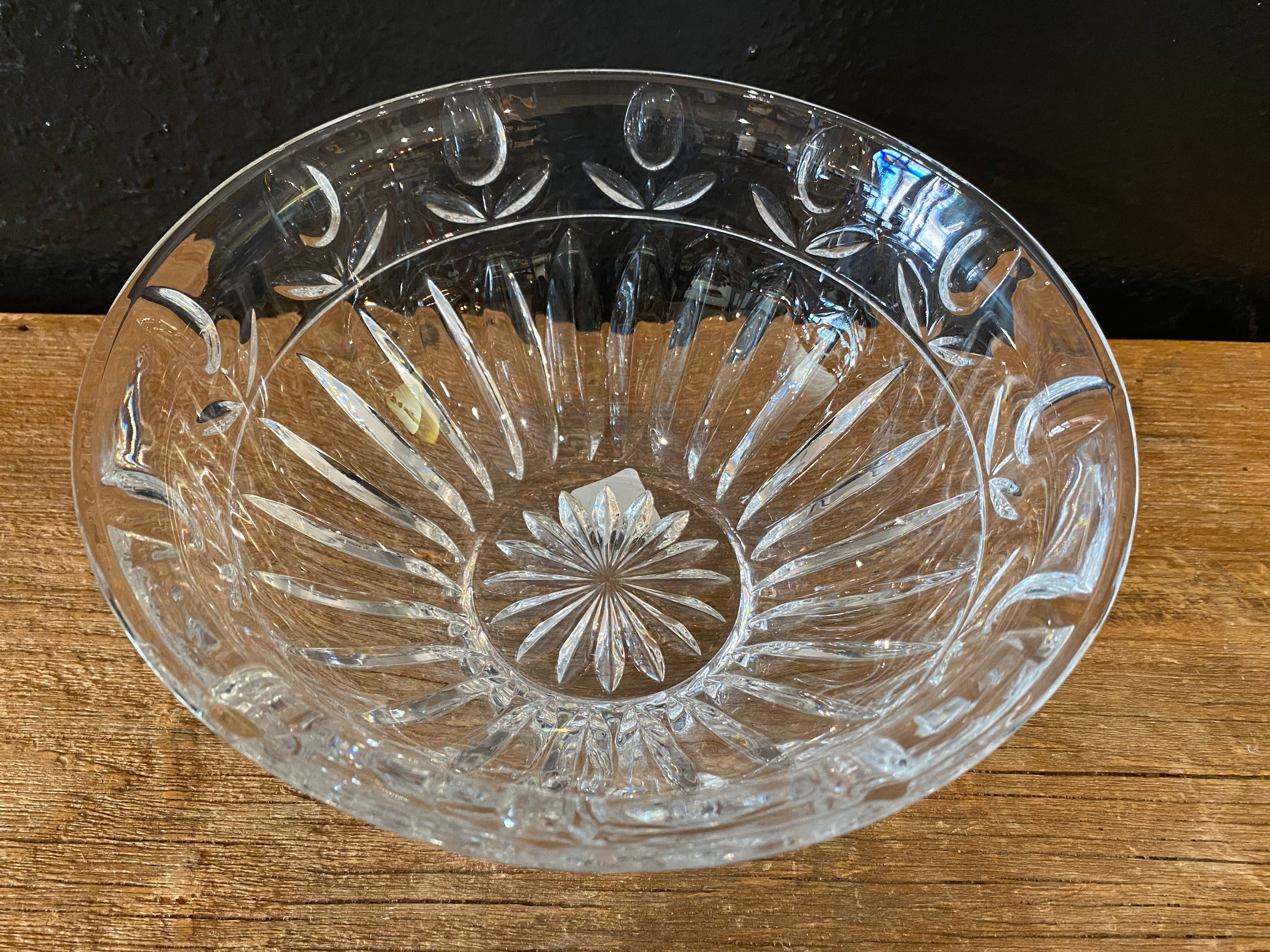 Tulip Garden Crystal Bowl