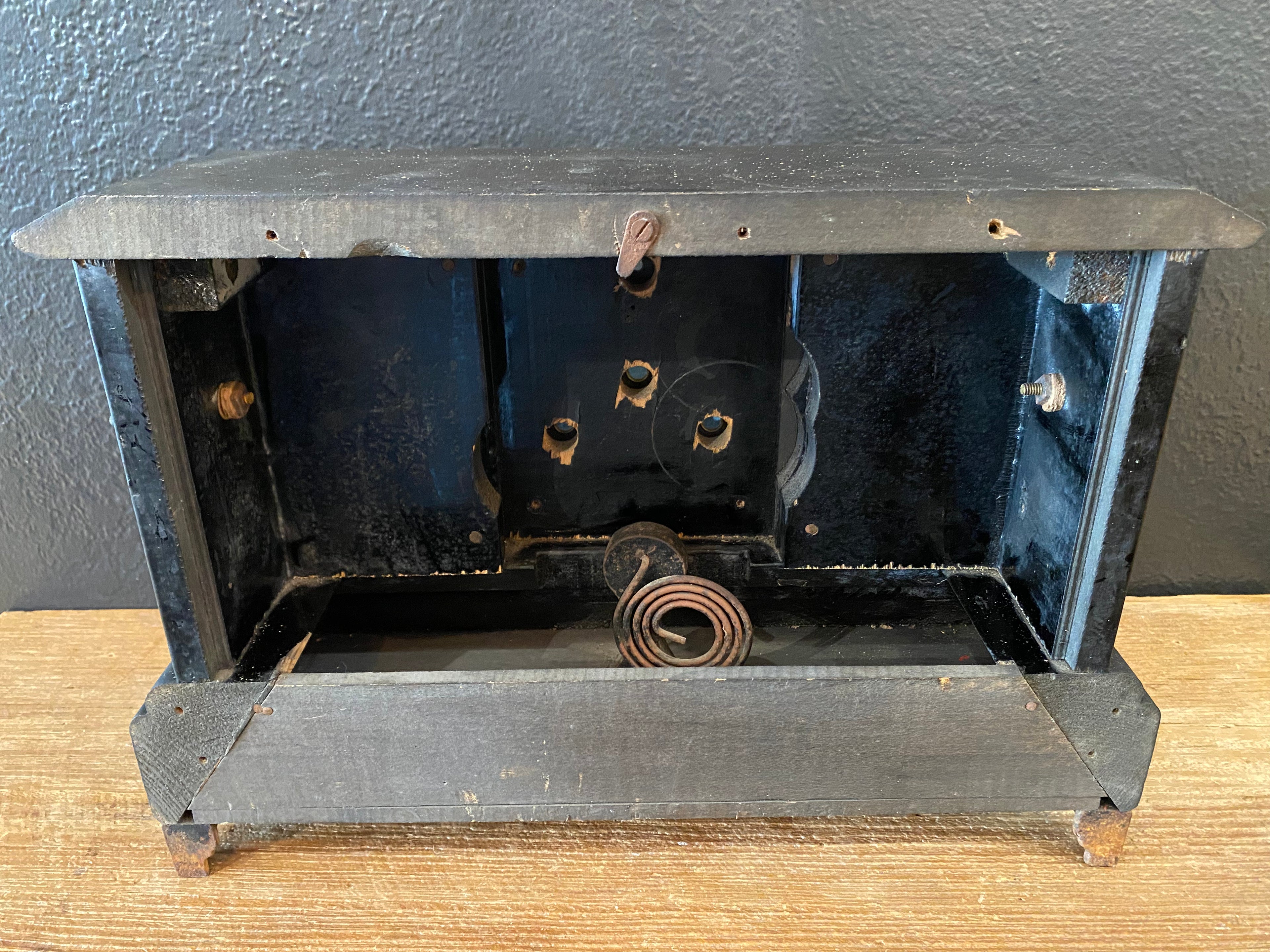 Ornate Wooden Mantle Clock