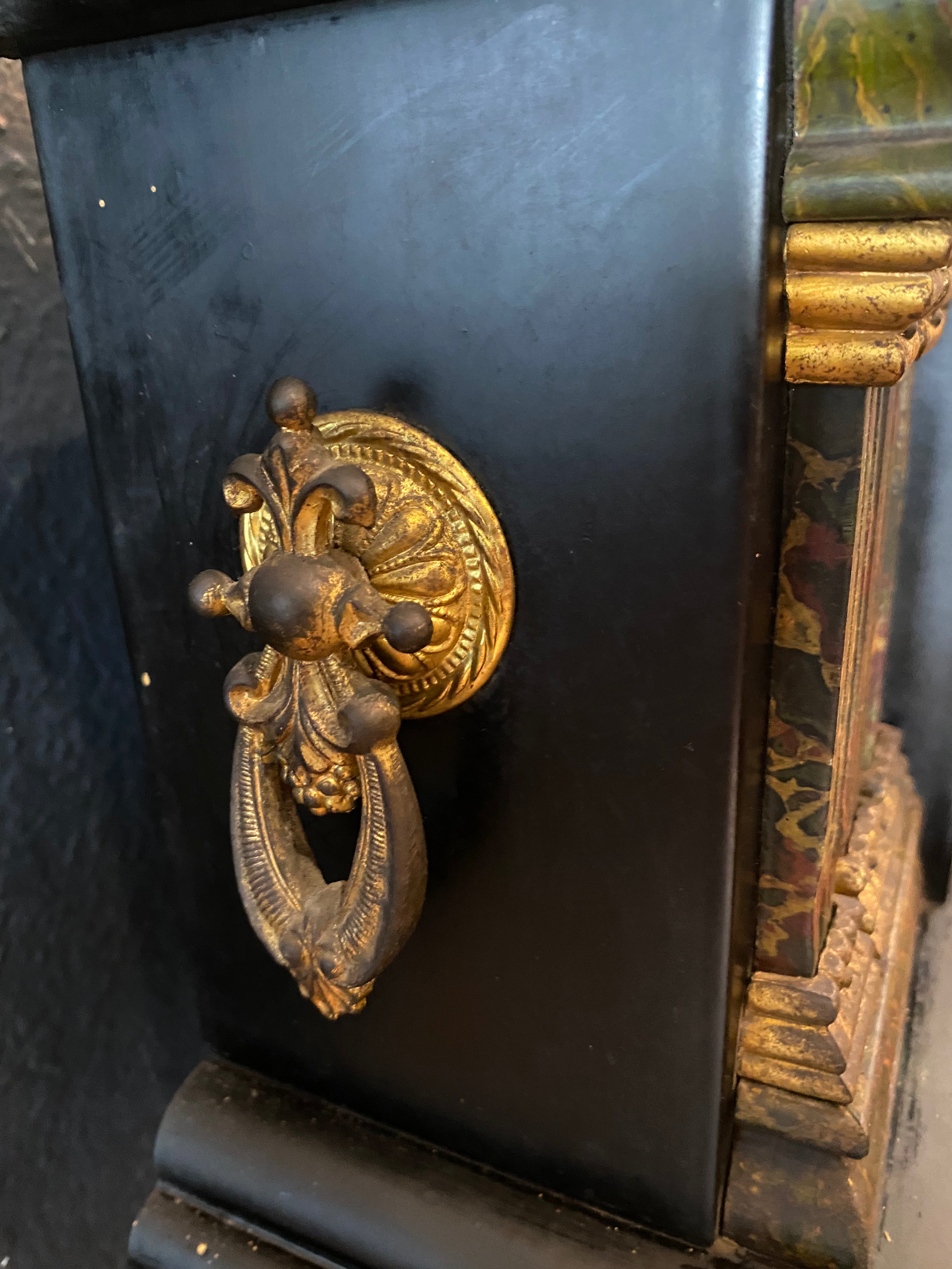 Ornate Wooden Mantle Clock