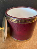 Burgundy Ice Bucket