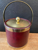 Burgundy Ice Bucket