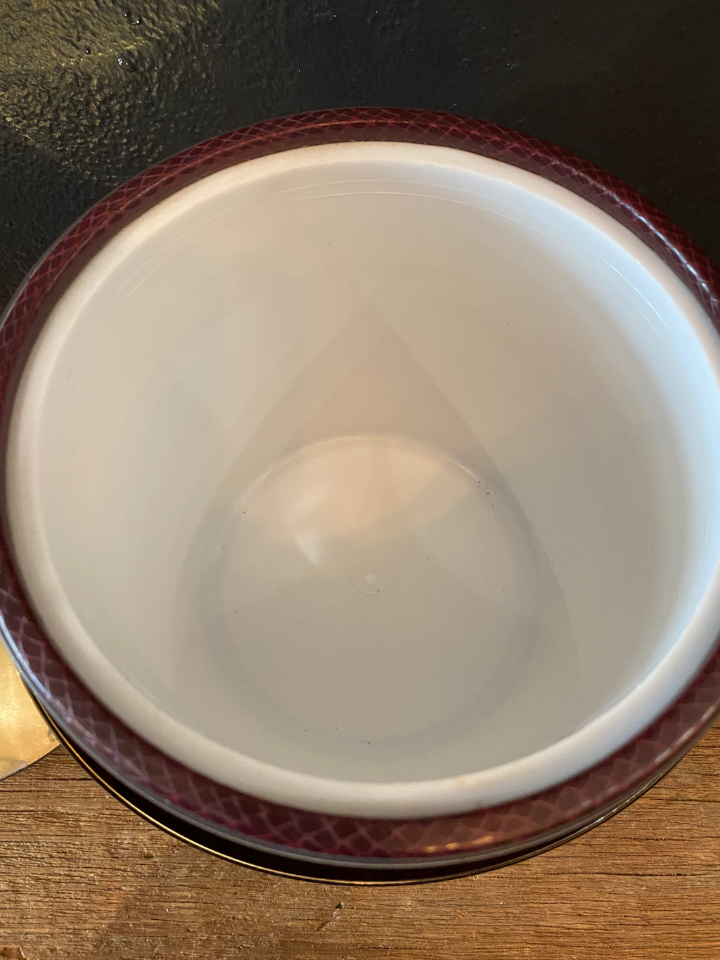 Burgundy Ice Bucket