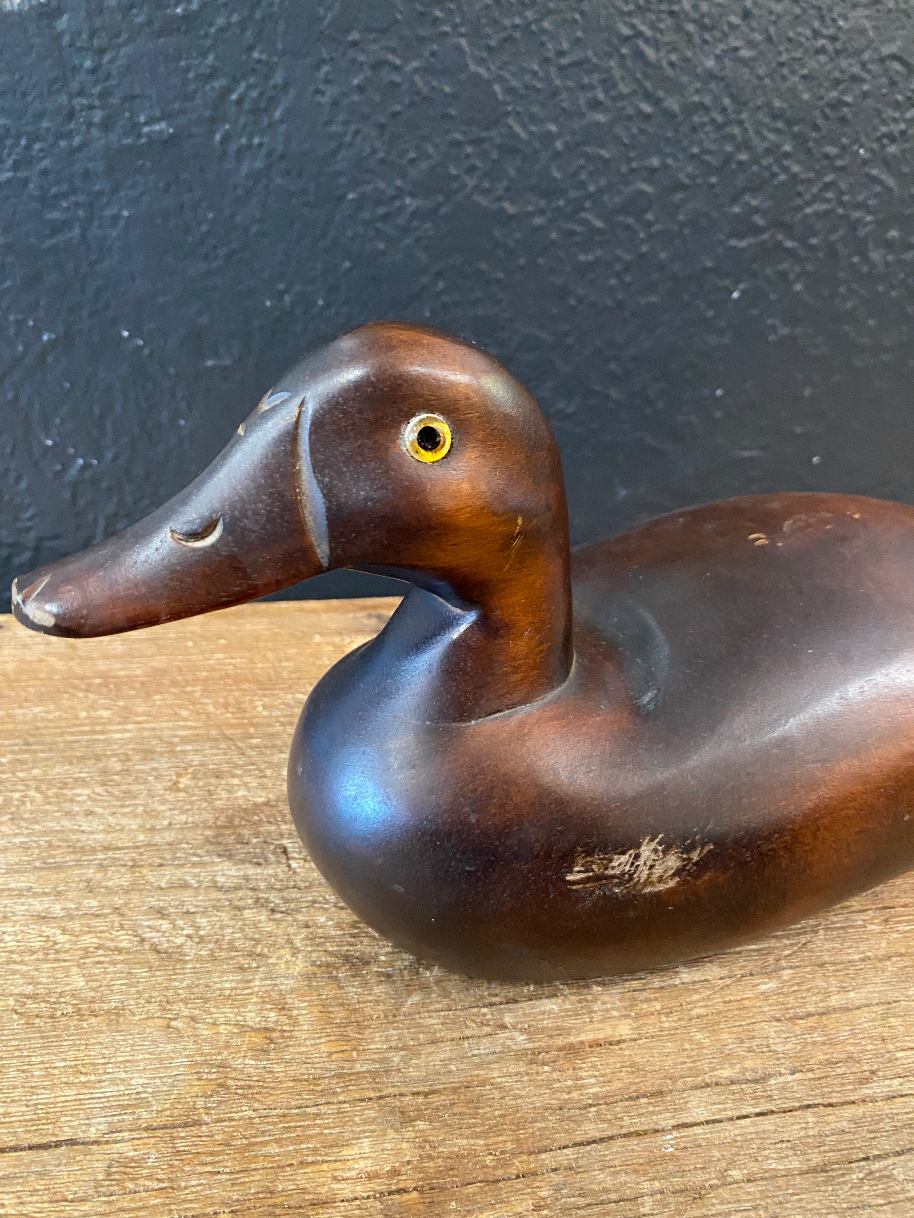 Vintage Wooden Duck Decoy