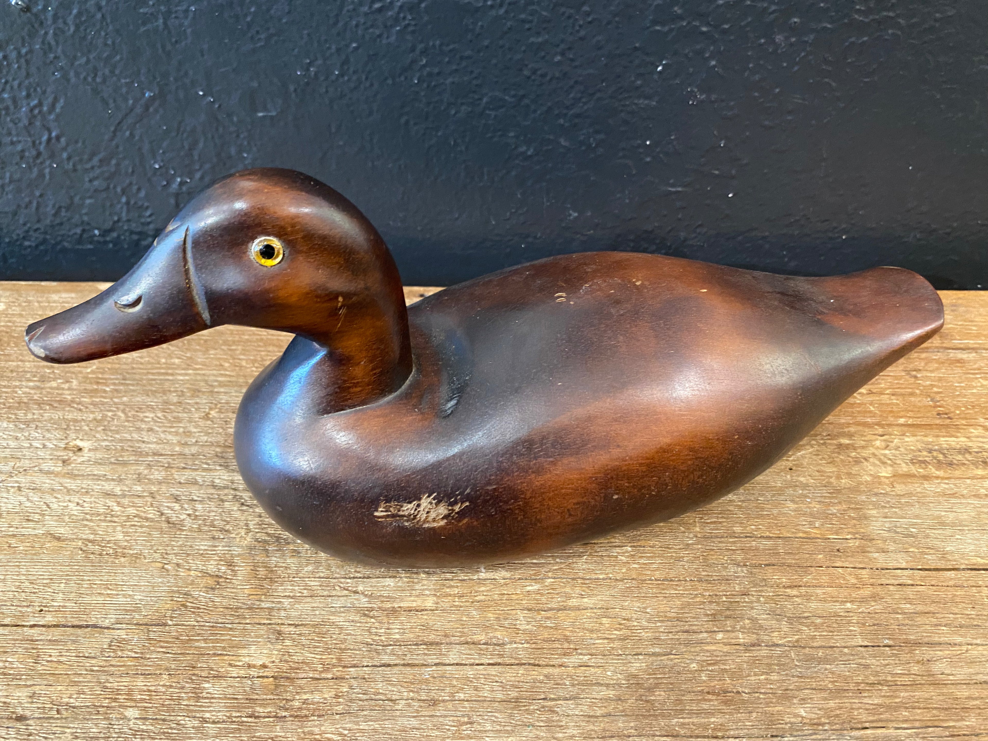 Vintage Wooden Duck Decoy