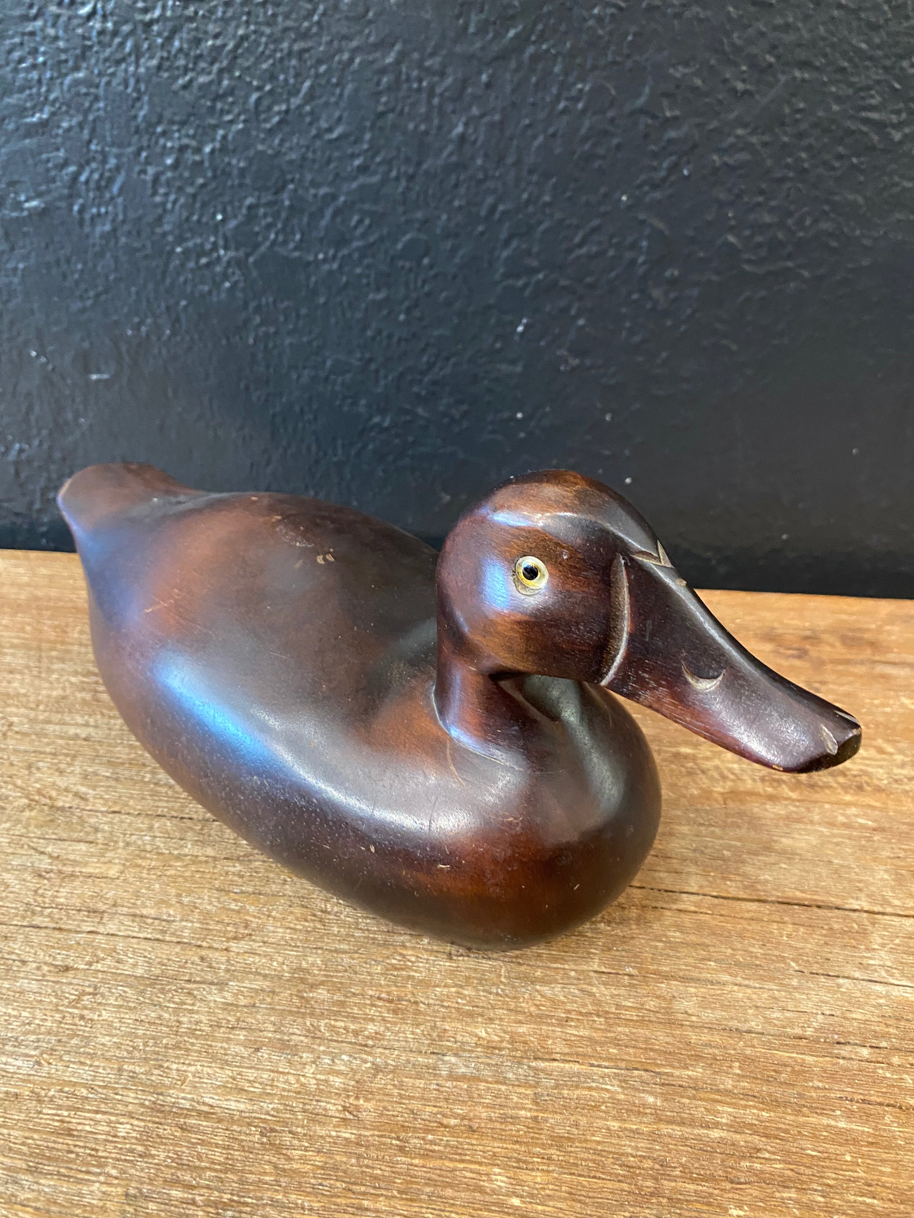 Vintage Wooden Duck Decoy