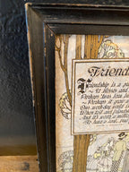 Framed Friendship Poem