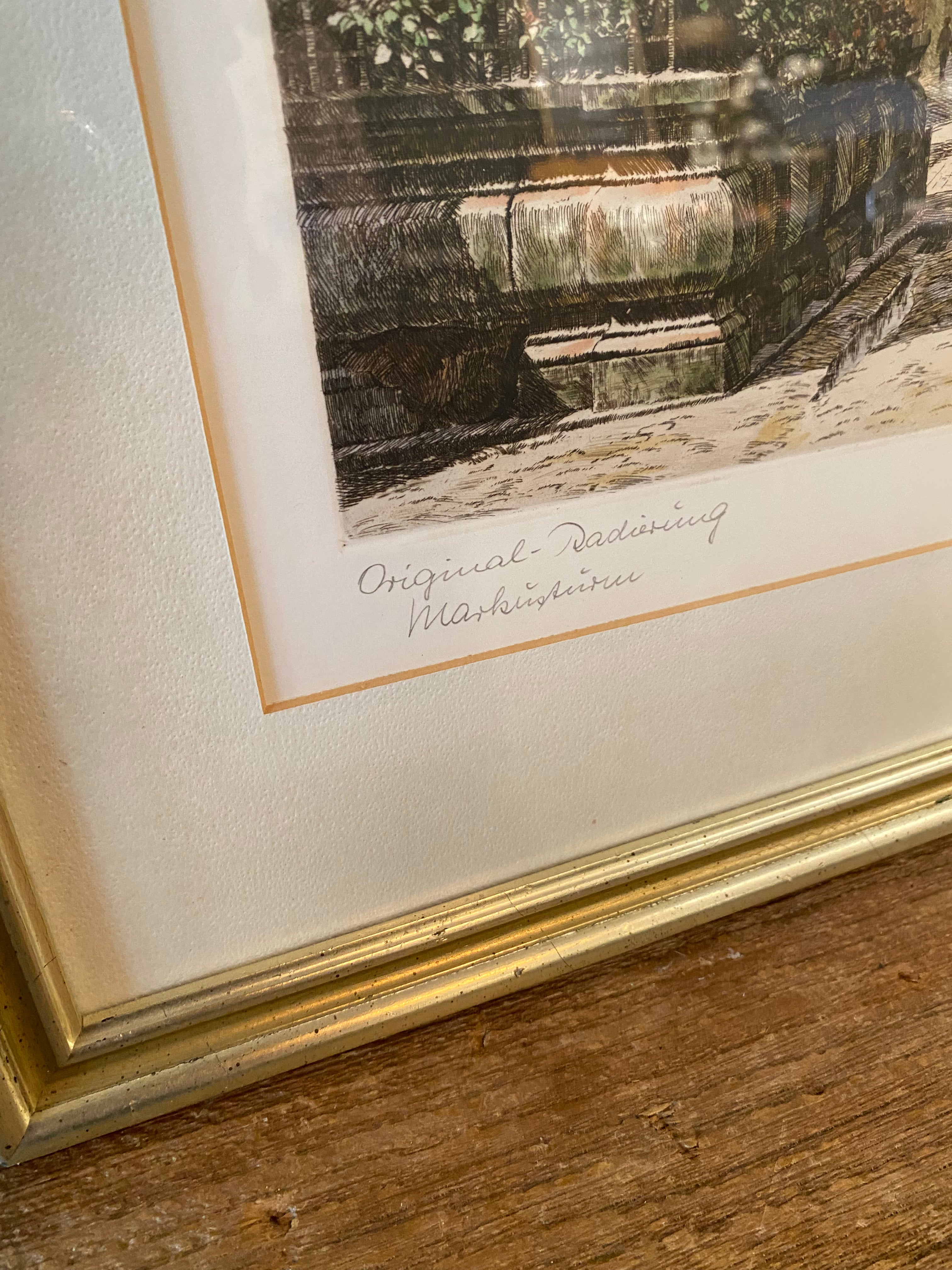 Vintage Print Of Germany