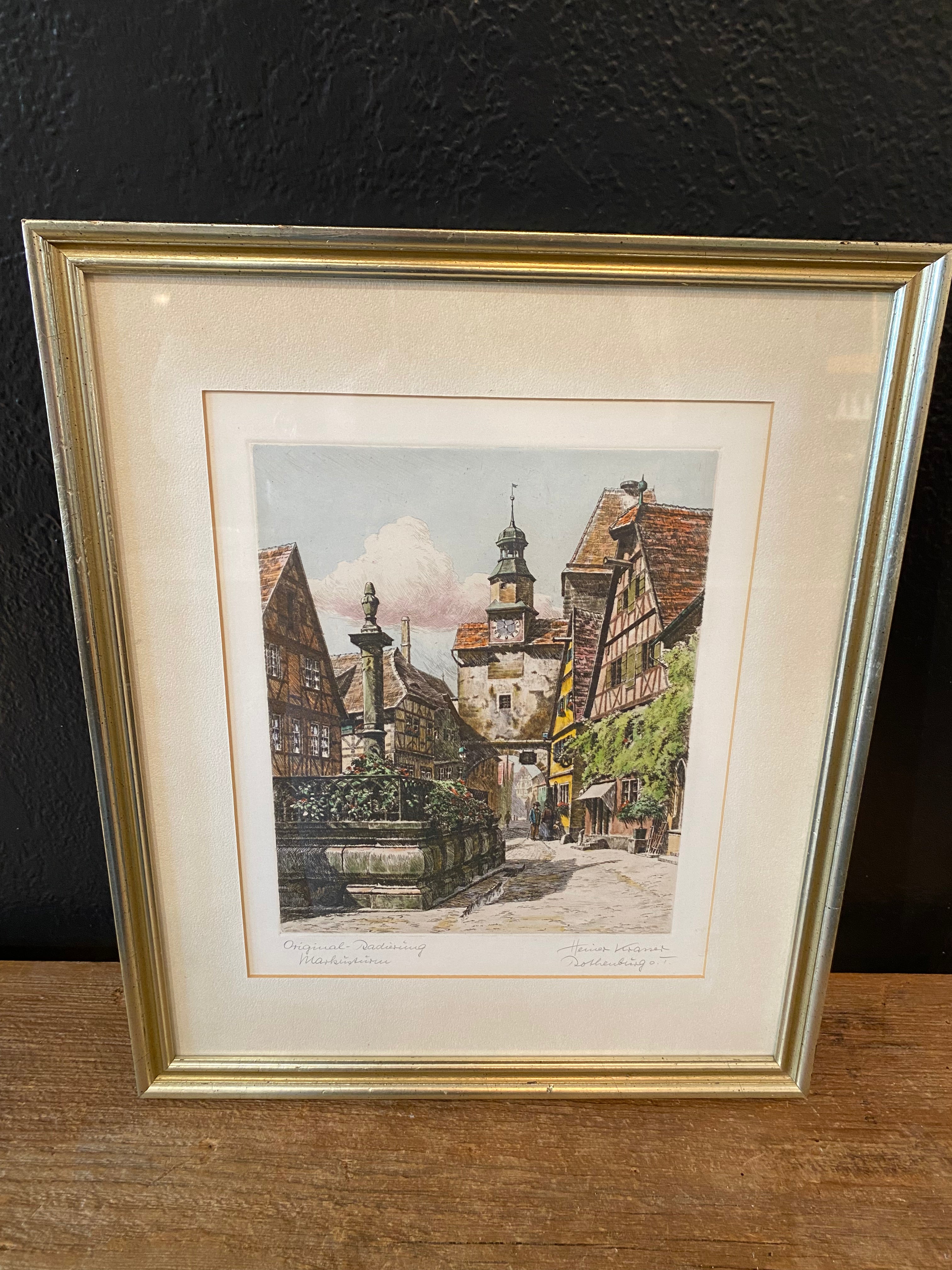Vintage Print Of Germany