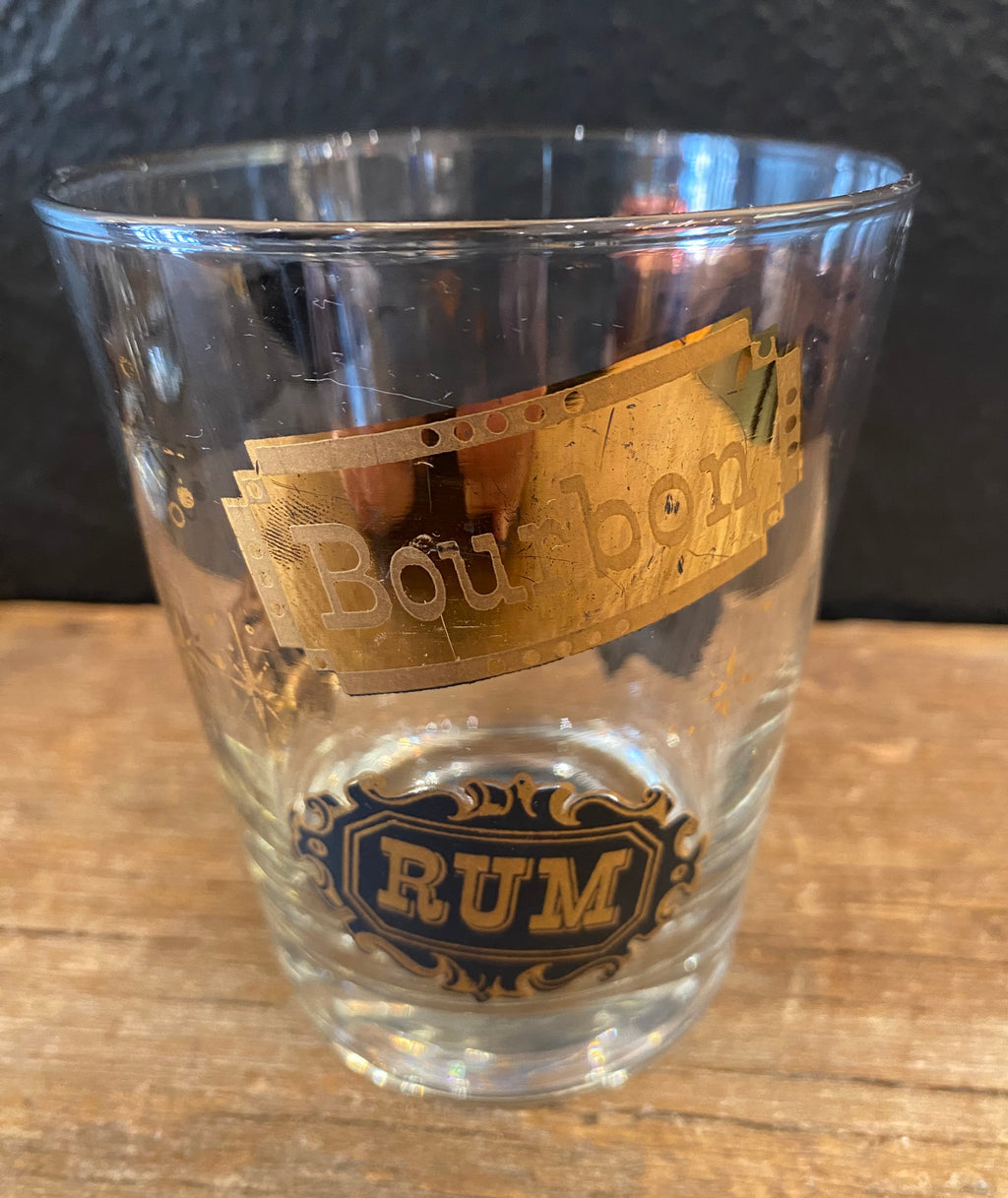 MCM Black & Gold Happy Hour Glasses | Set of 4
