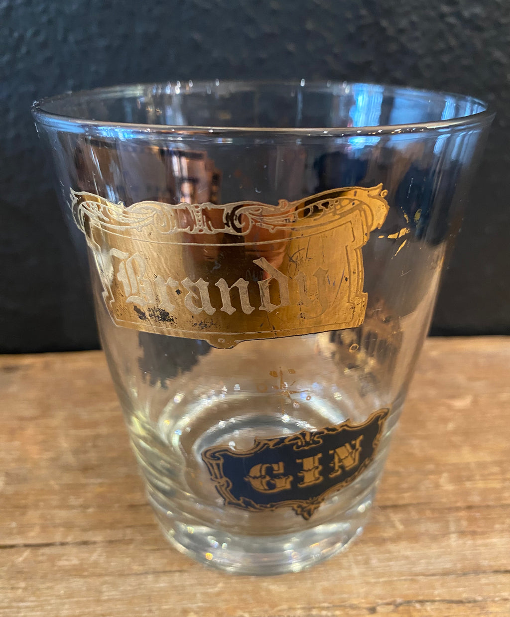 MCM Black & Gold Happy Hour Glasses | Set of 4