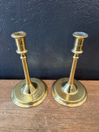 Pair of Vintage Brass Candlesticks