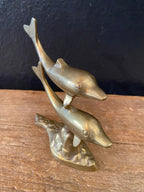 Brass Dolphin Figurine