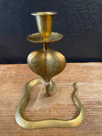 Cobra Brass Candlesticks