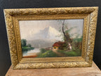 Antique Oil Painting in Frame