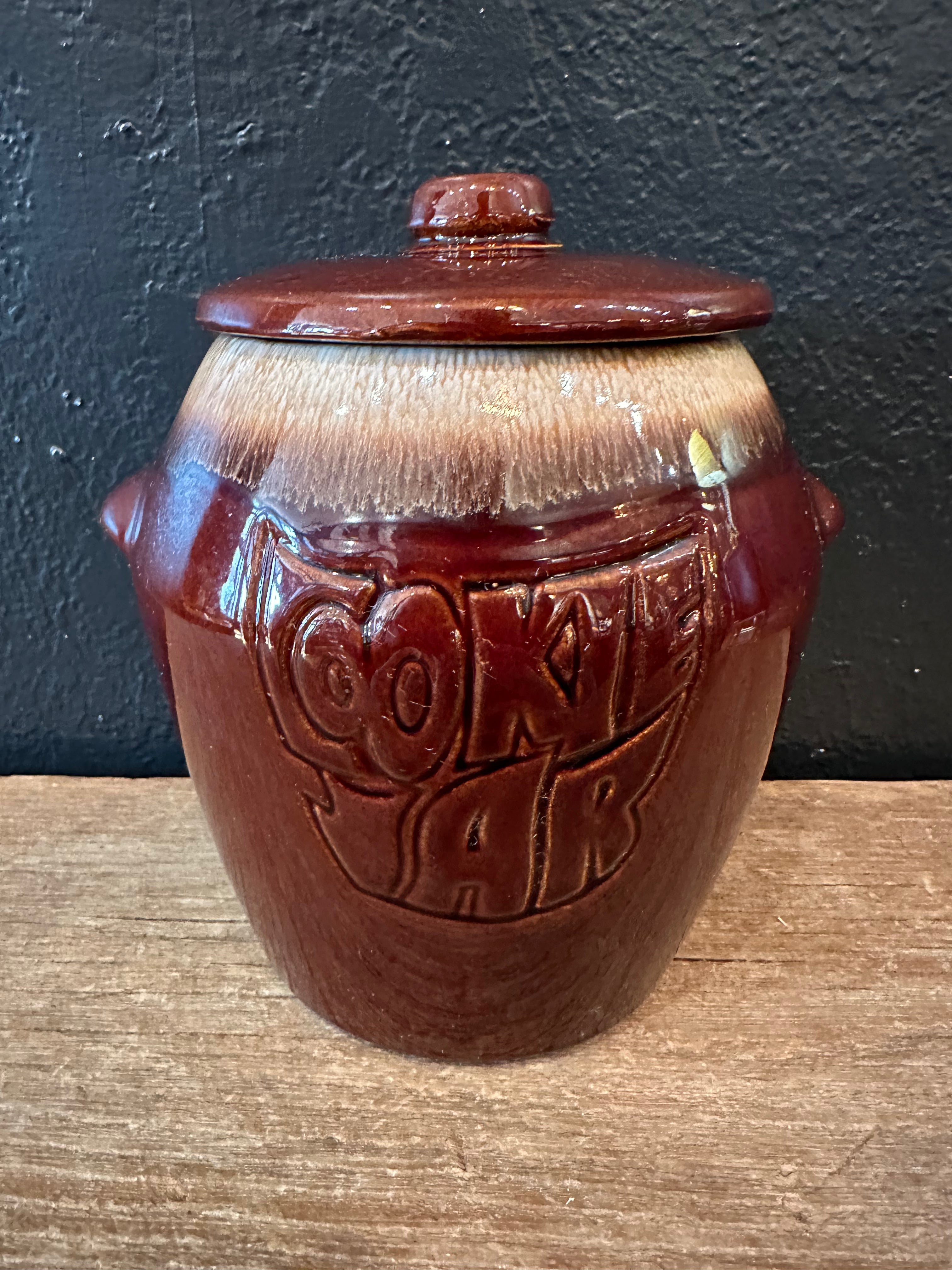 Brown Drip McCoy Cookie Jar