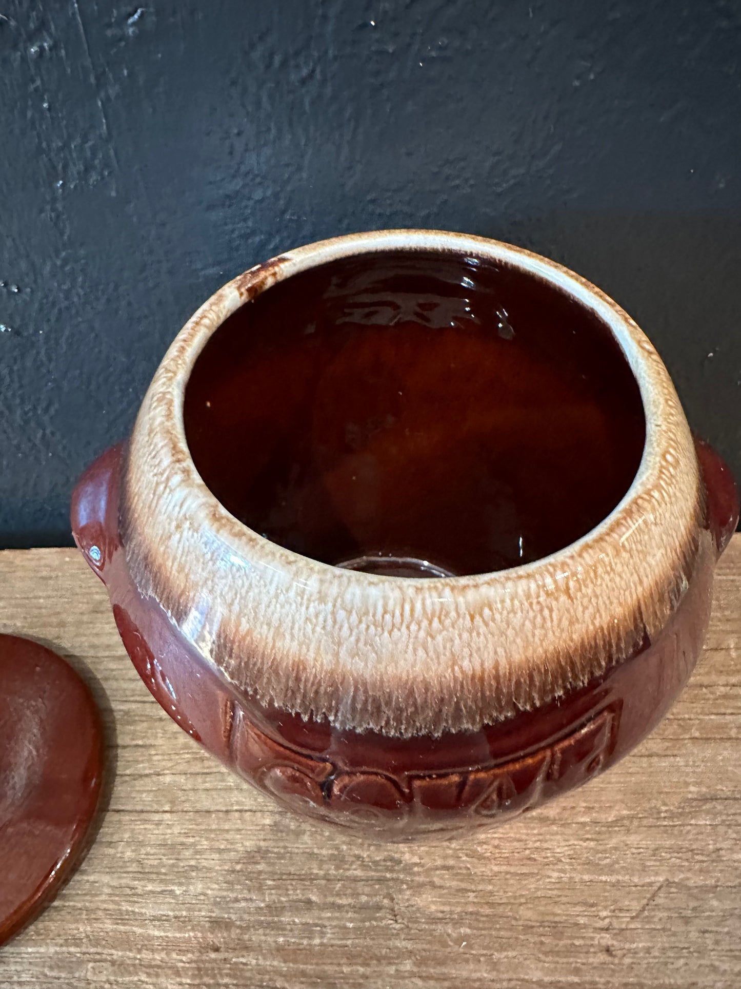 Brown Drip McCoy Cookie Jar | SALE