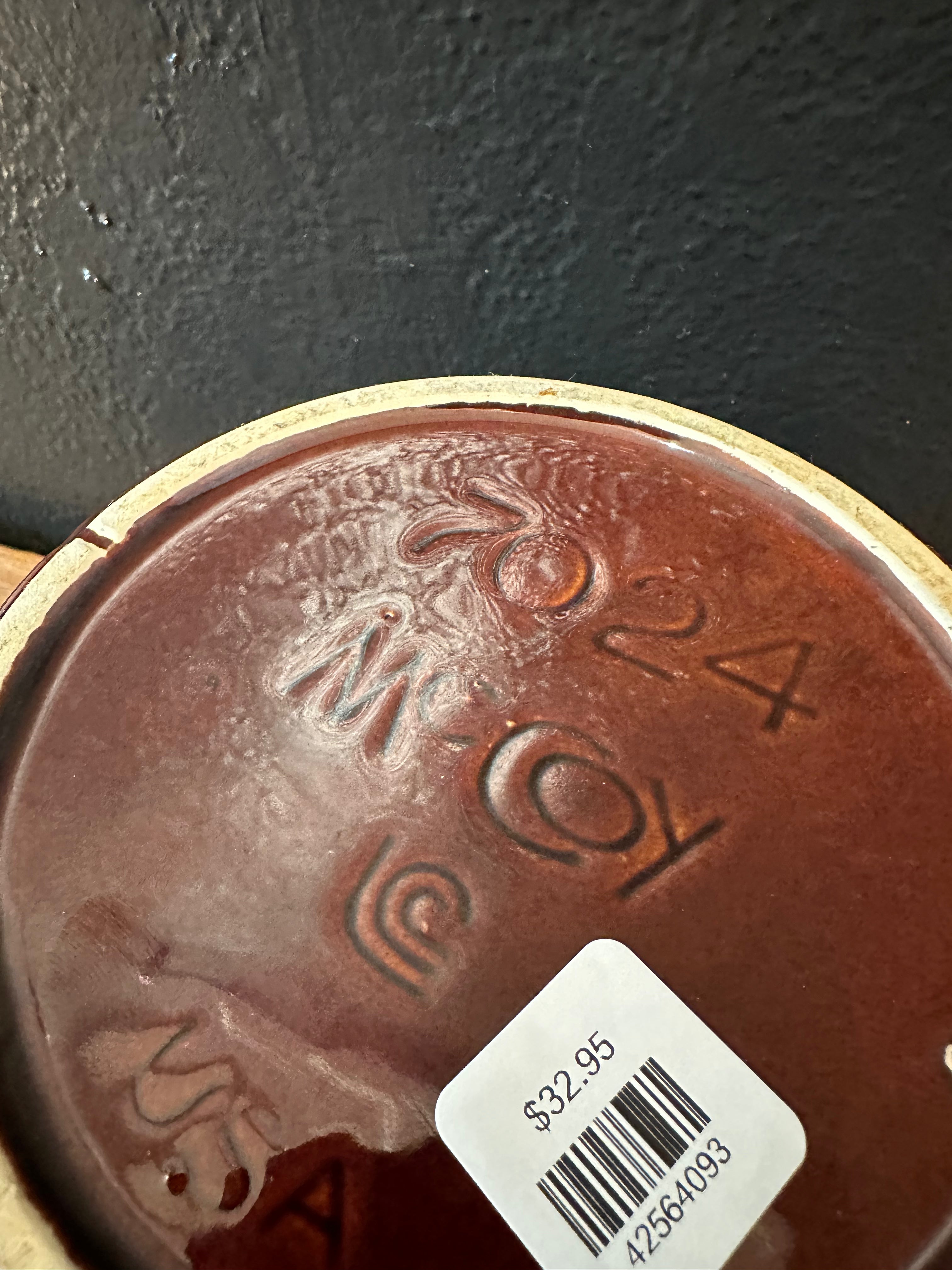 Brown Drip McCoy Cookie Jar