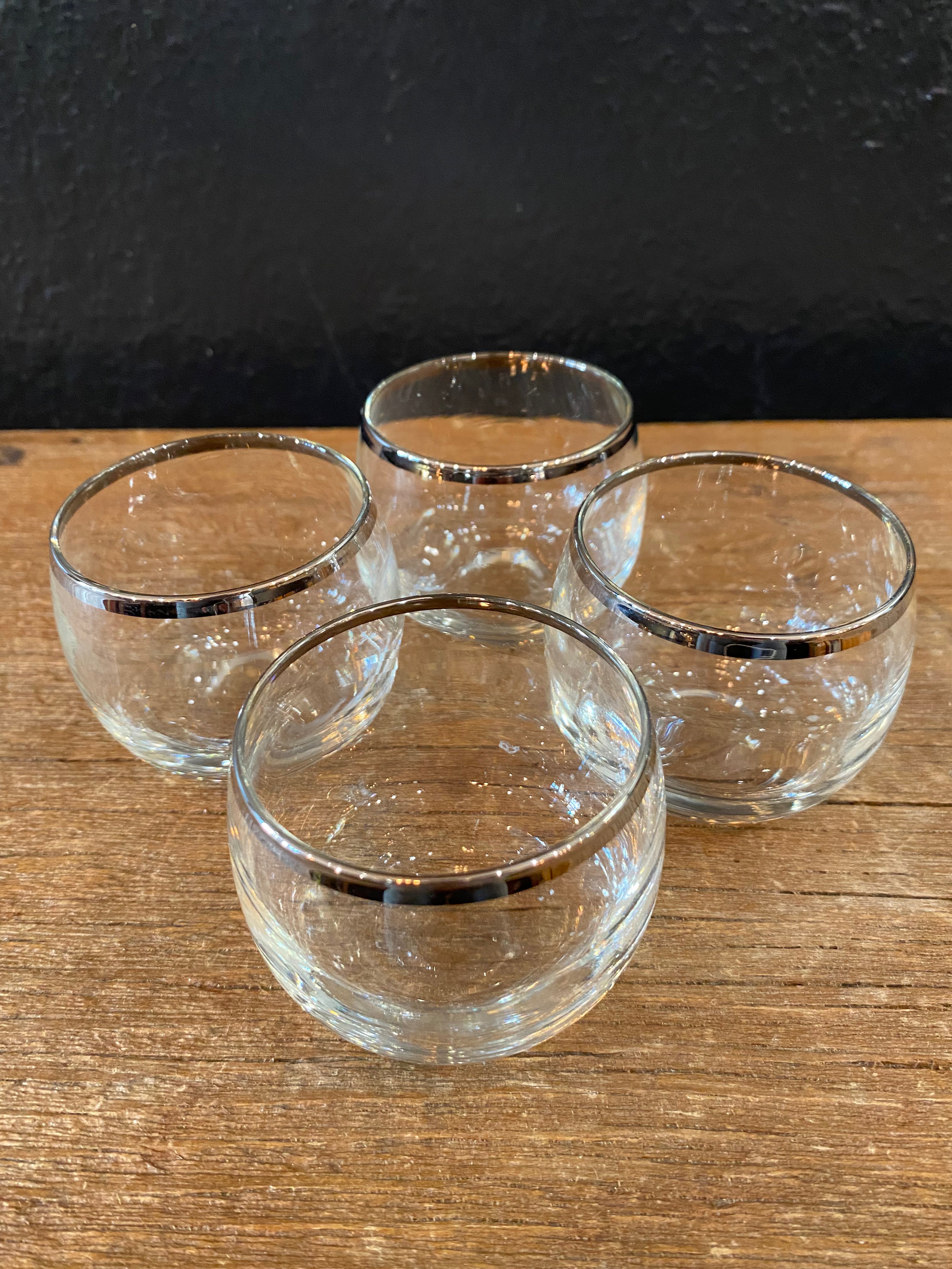 Vintage MCM Dorothy Thorpe Roly Poly Glasses | Set Of Four