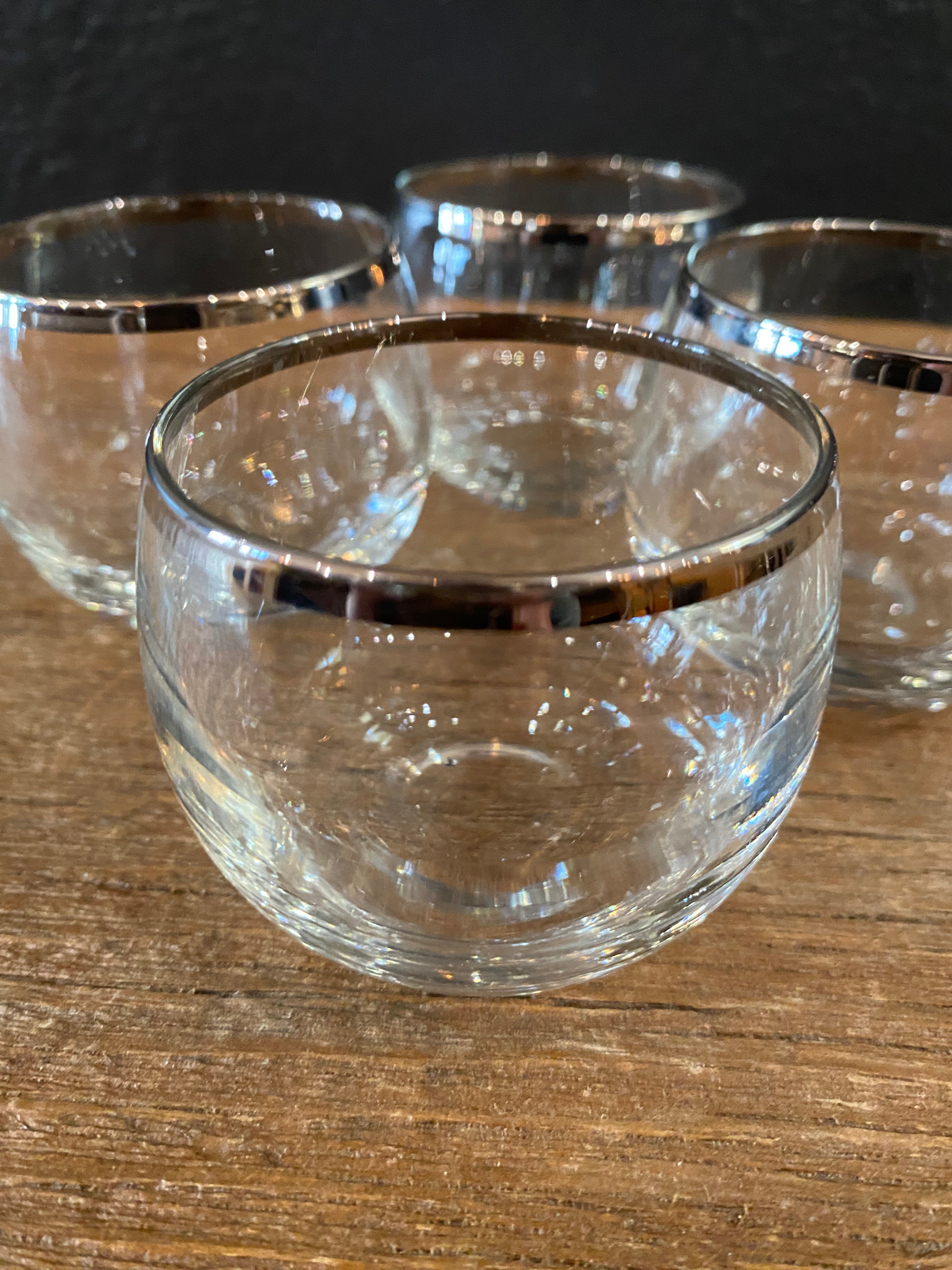 Vintage MCM Dorothy Thorpe Roly Poly Glasses | Set Of Four