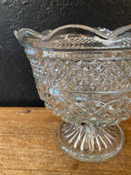 Cut Glass Pedestal Bowl