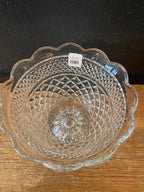 Cut Glass Pedestal Bowl