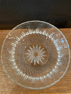 Cut Glass Serving Bowl | Large