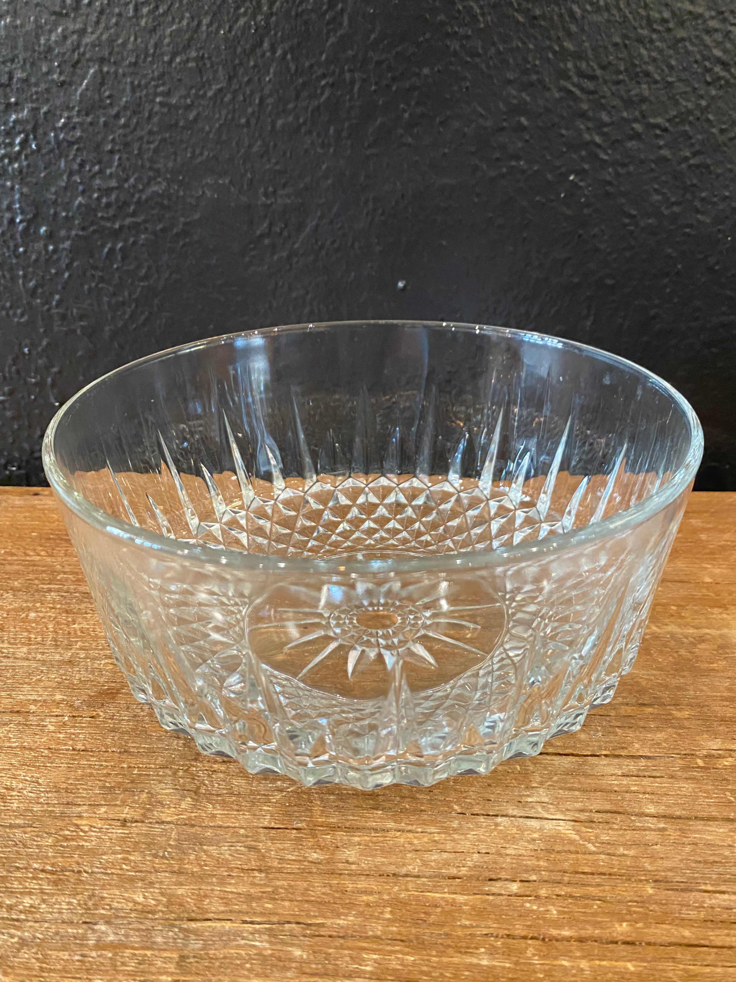 Cut Glass Serving Bowl | Medium