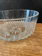 Cut Glass Serving Bowl | Medium