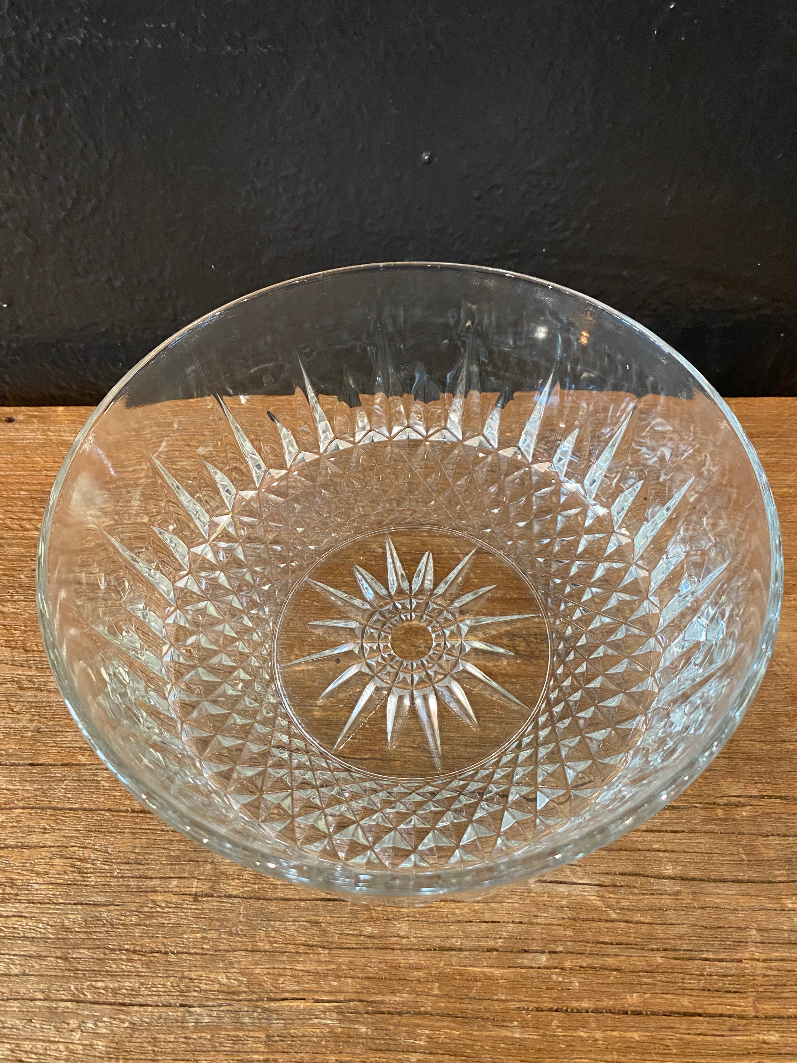 Cut Glass Serving Bowl | Medium