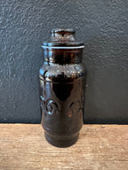 Brown Borden Glass Jar