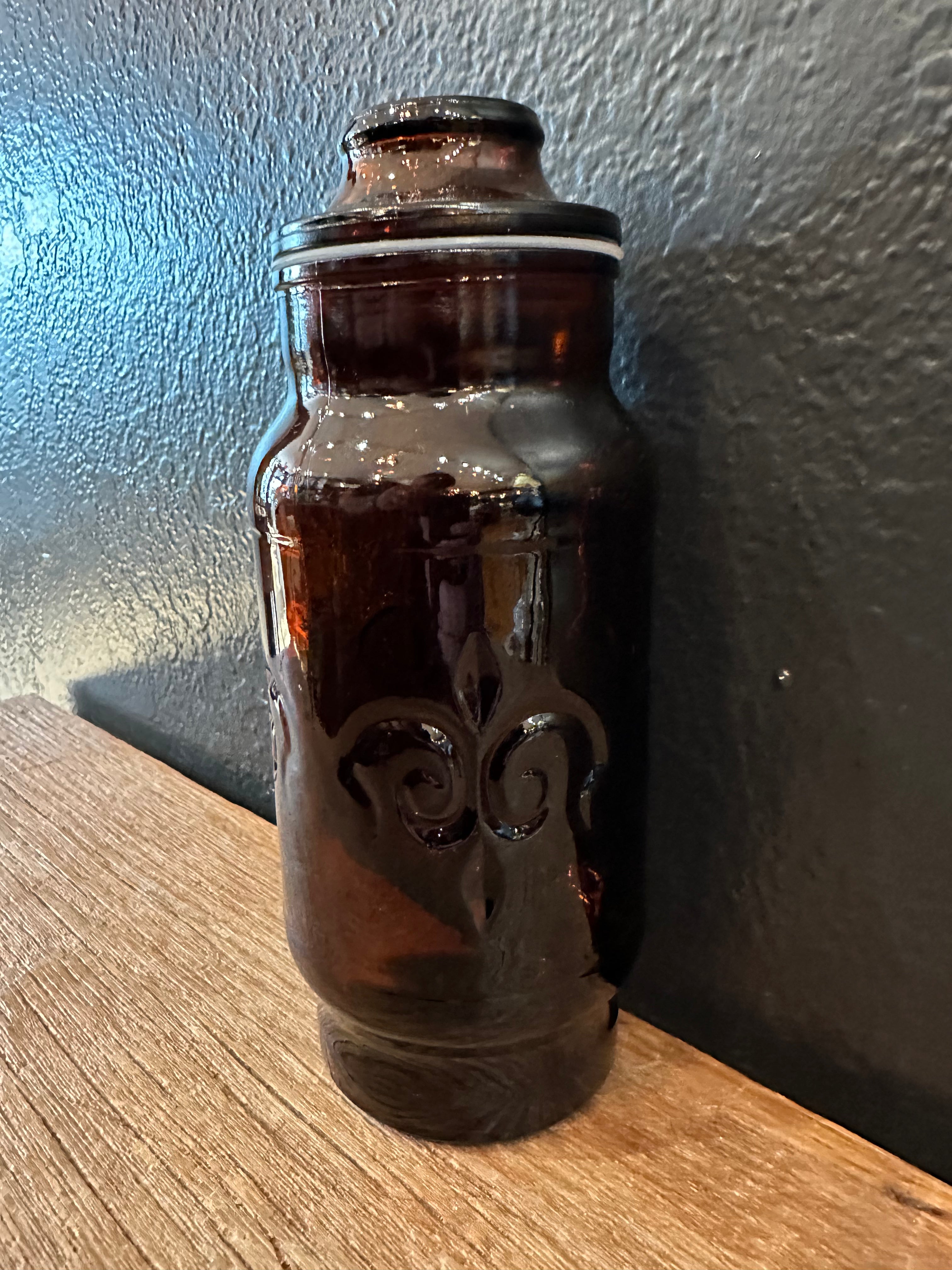 Brown Borden Glass Jar