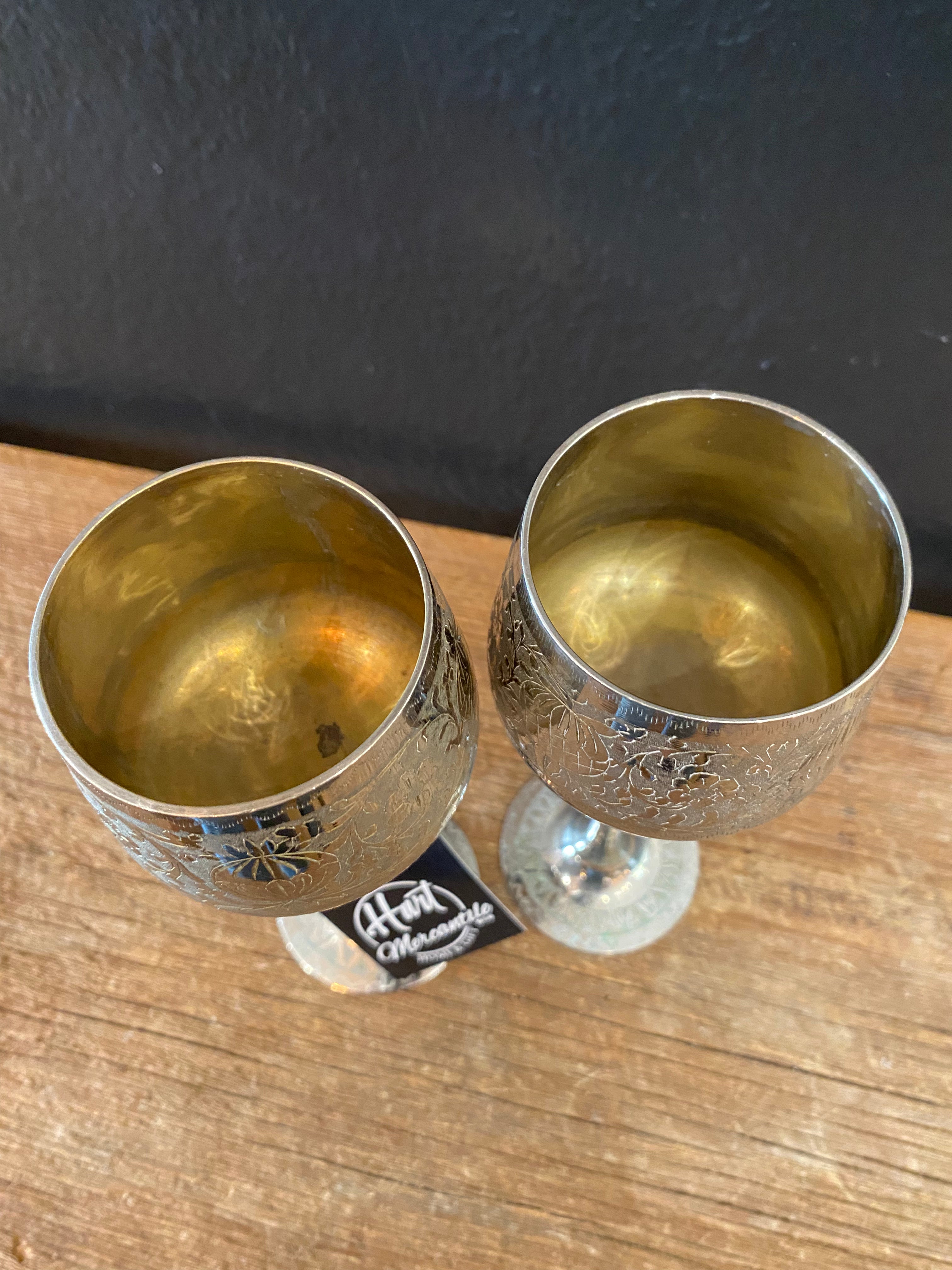 Pair Of Wedding Wine Glasses