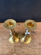 Pair Of Brass Candlesticks