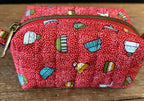 Holiday Hand Sewn Zippered Pouch