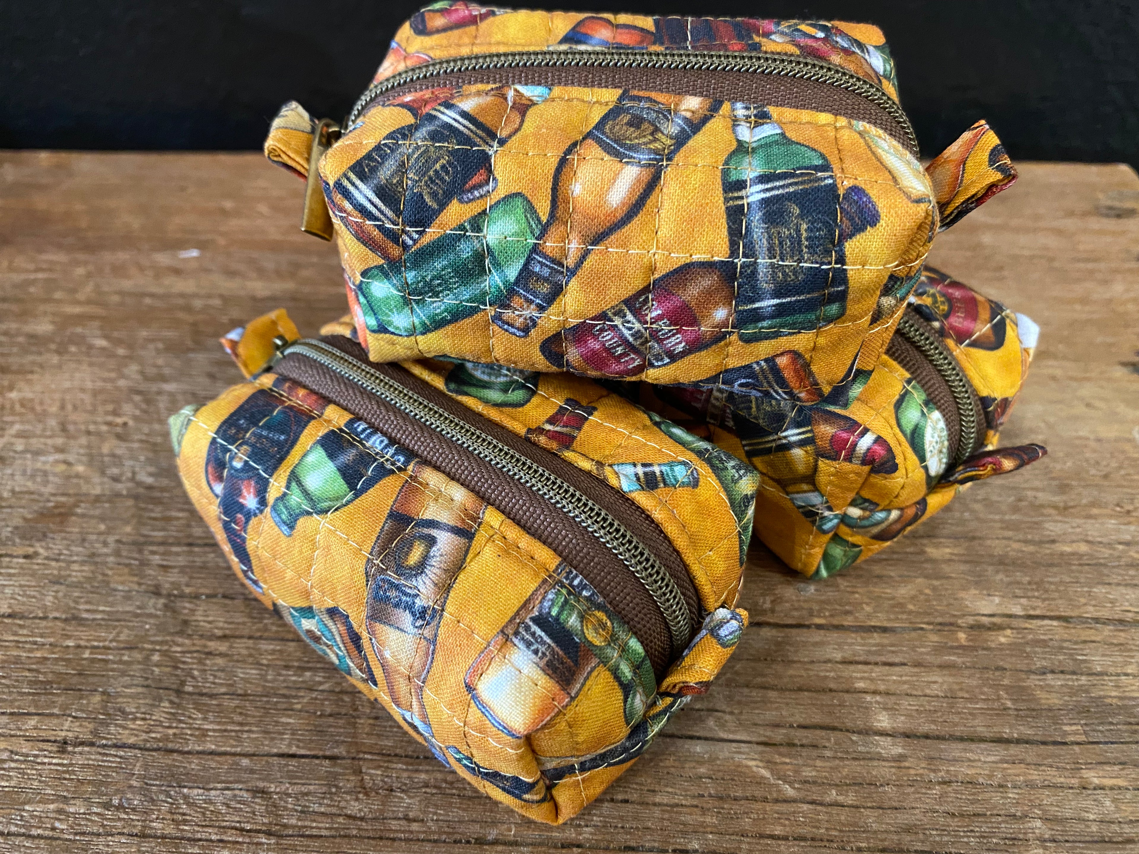Hand Sewn Zippered Pouch