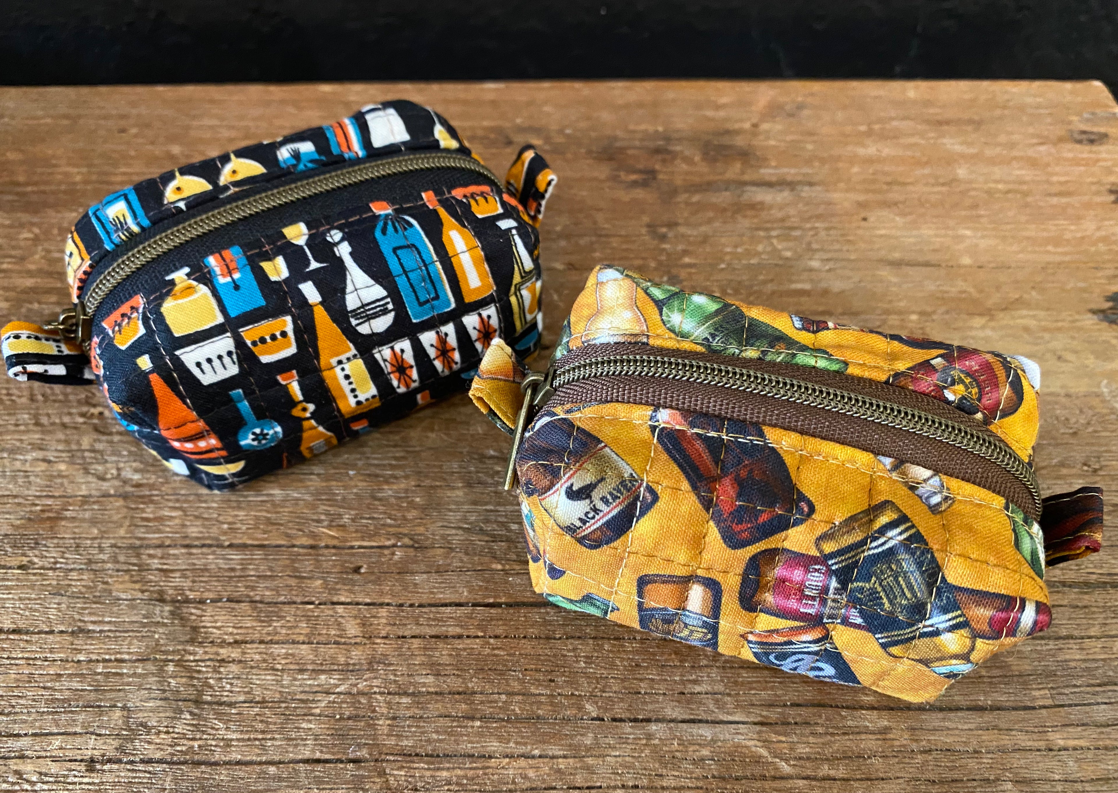 Hand Sewn Zippered Pouch