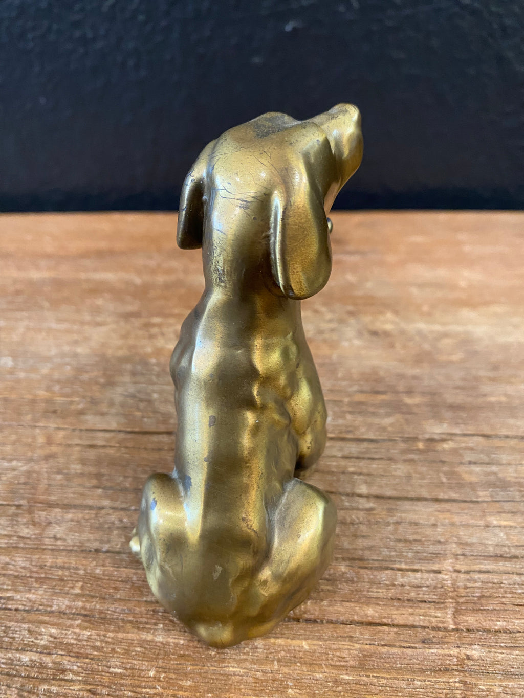 Vintage Brass Dog Figurine
