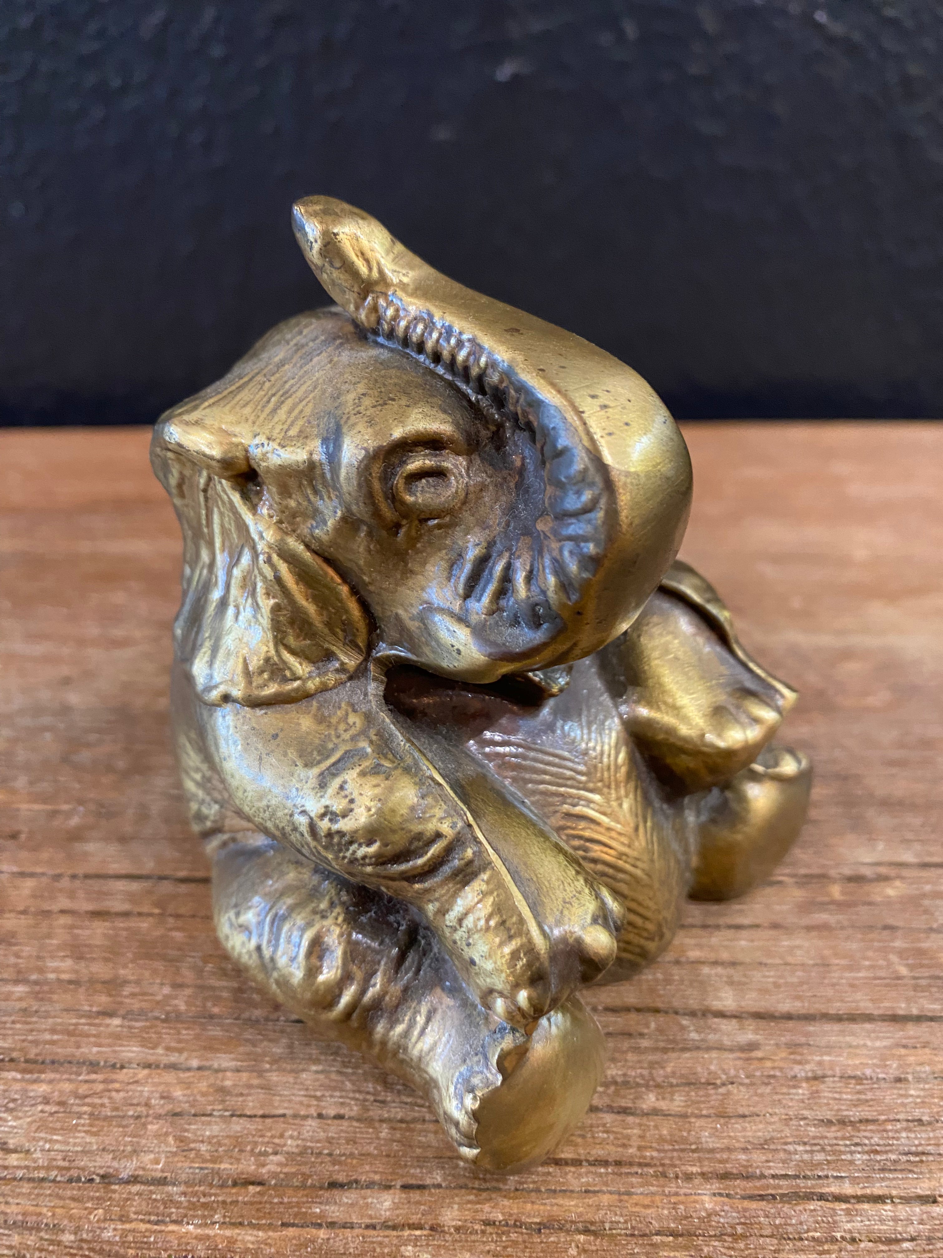 Brass Baby Elephant