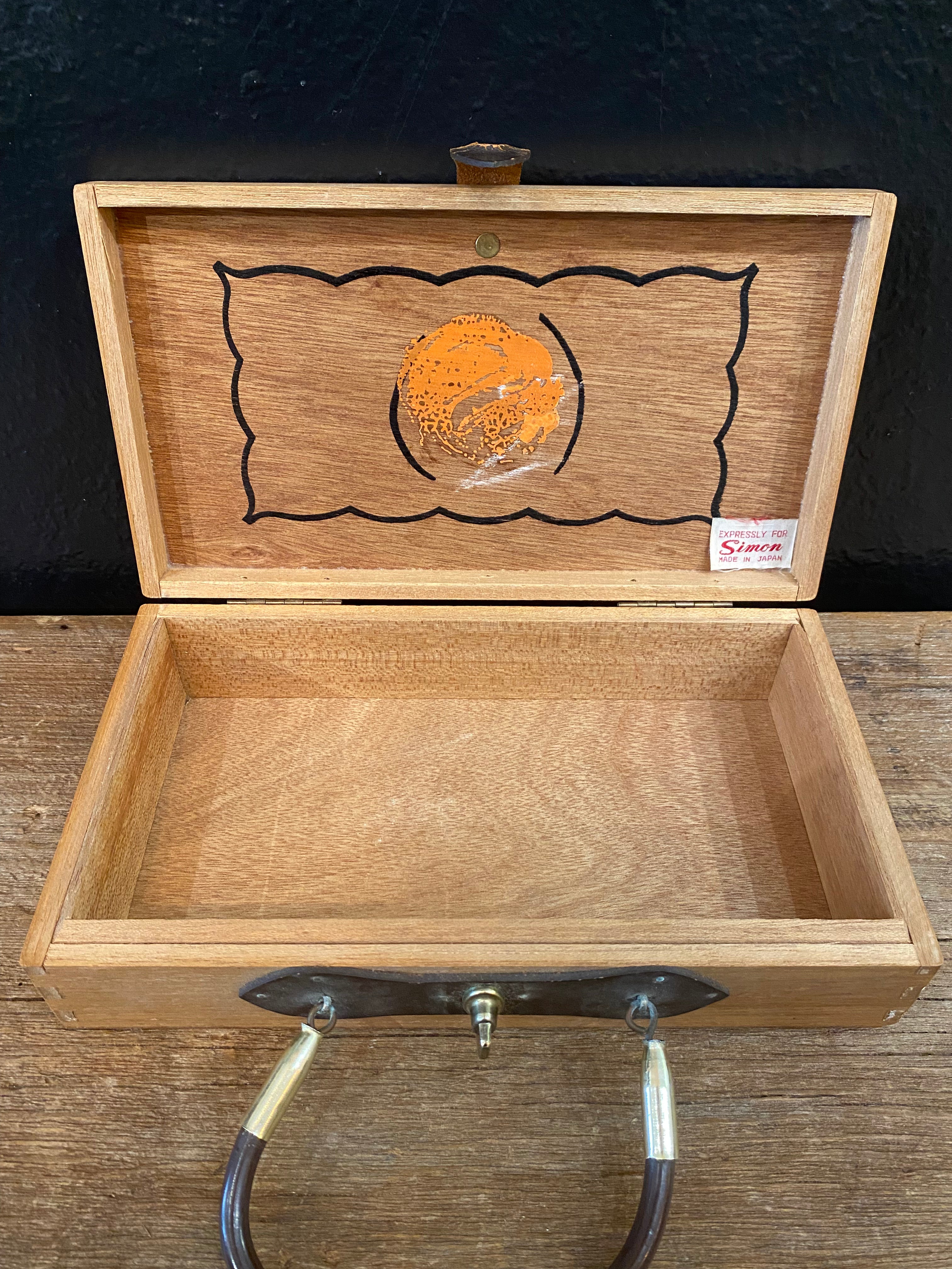 Vintage Wooden Purse